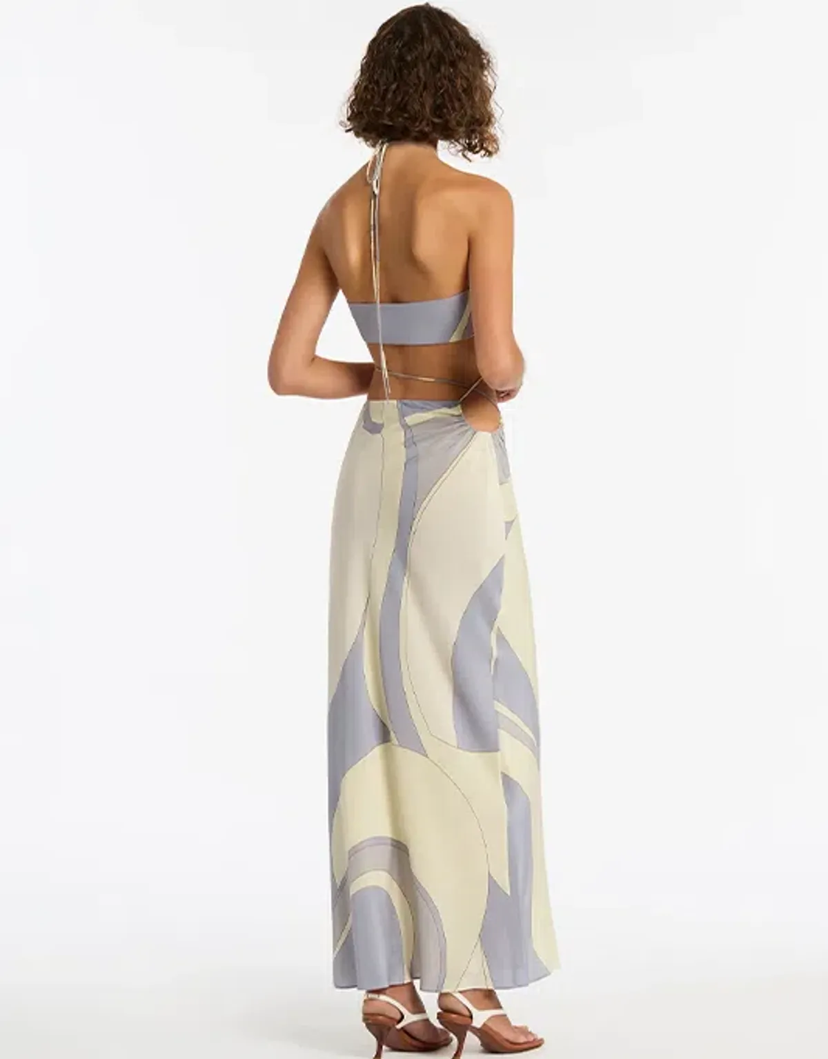 Sir the Label Adrianna Deconstructed Dress Cesco Print Size / Au 8  - Image 2