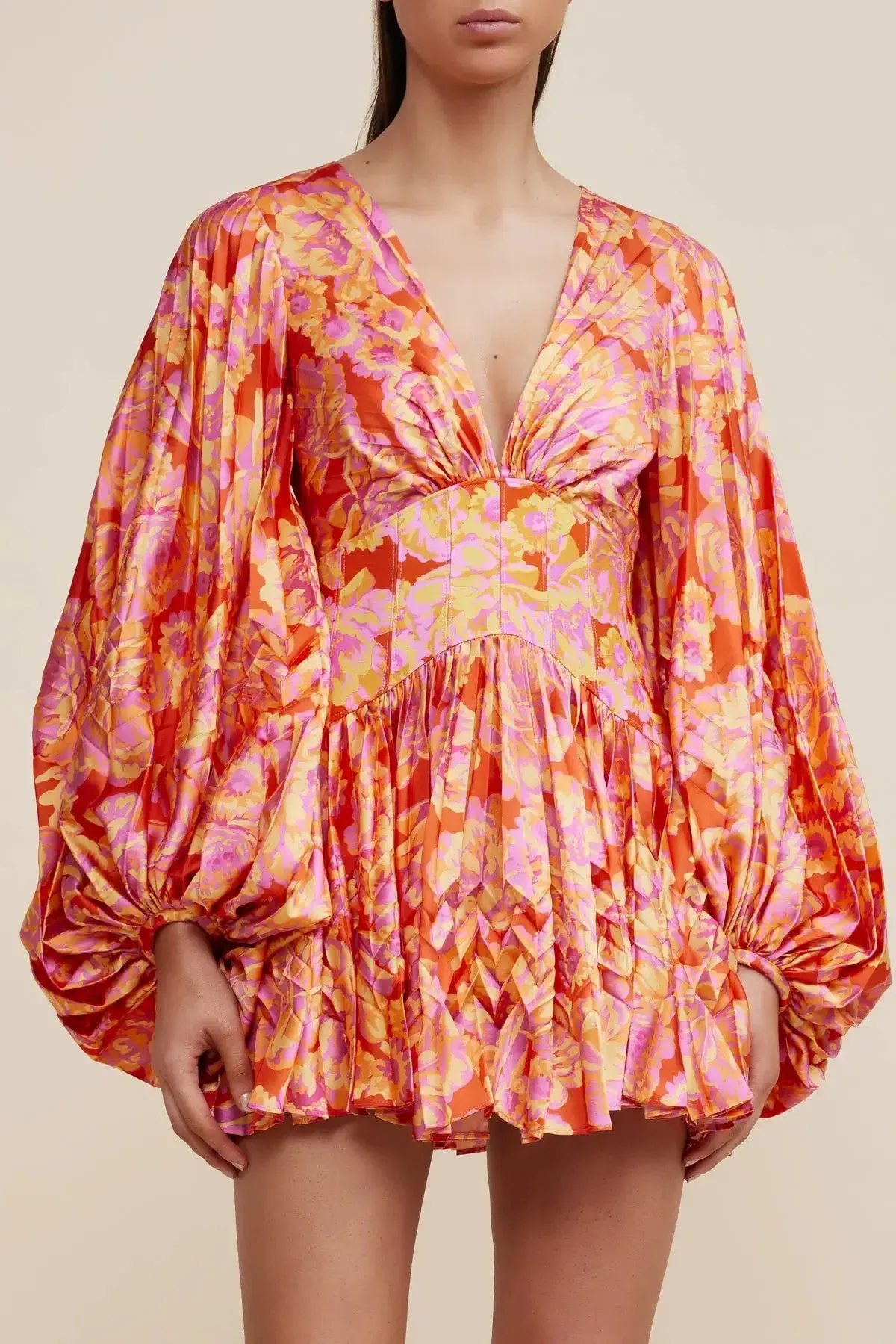 Acler Marion Mini Dress in Summer Bloom Size 10 - Image 2