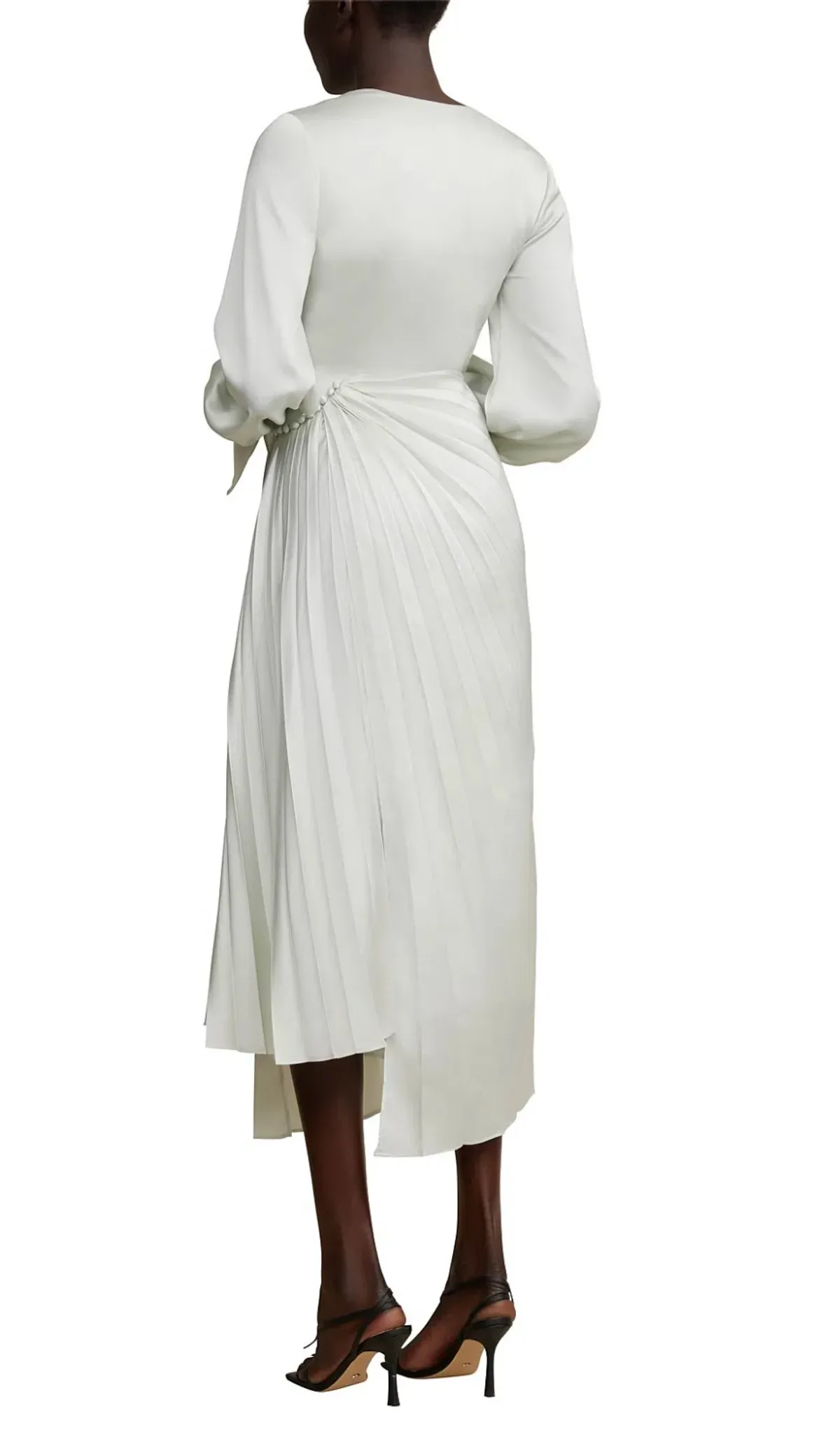 Acler Cresta Midi Dress Apple Size 8 - Image 2