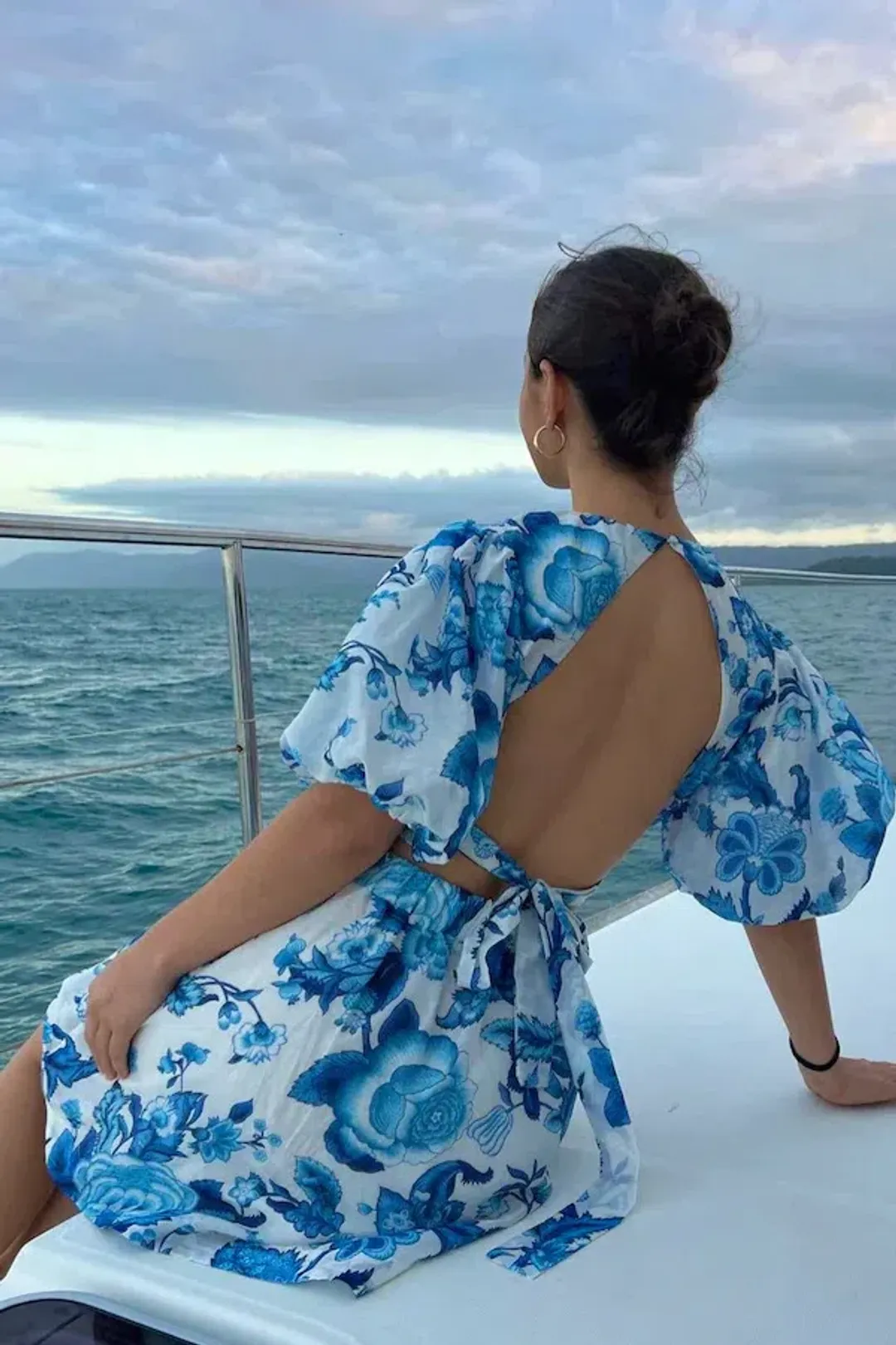 Sir the Label Amaris Mini Dress Blue Size AU 6 for rent on The Volte - main image