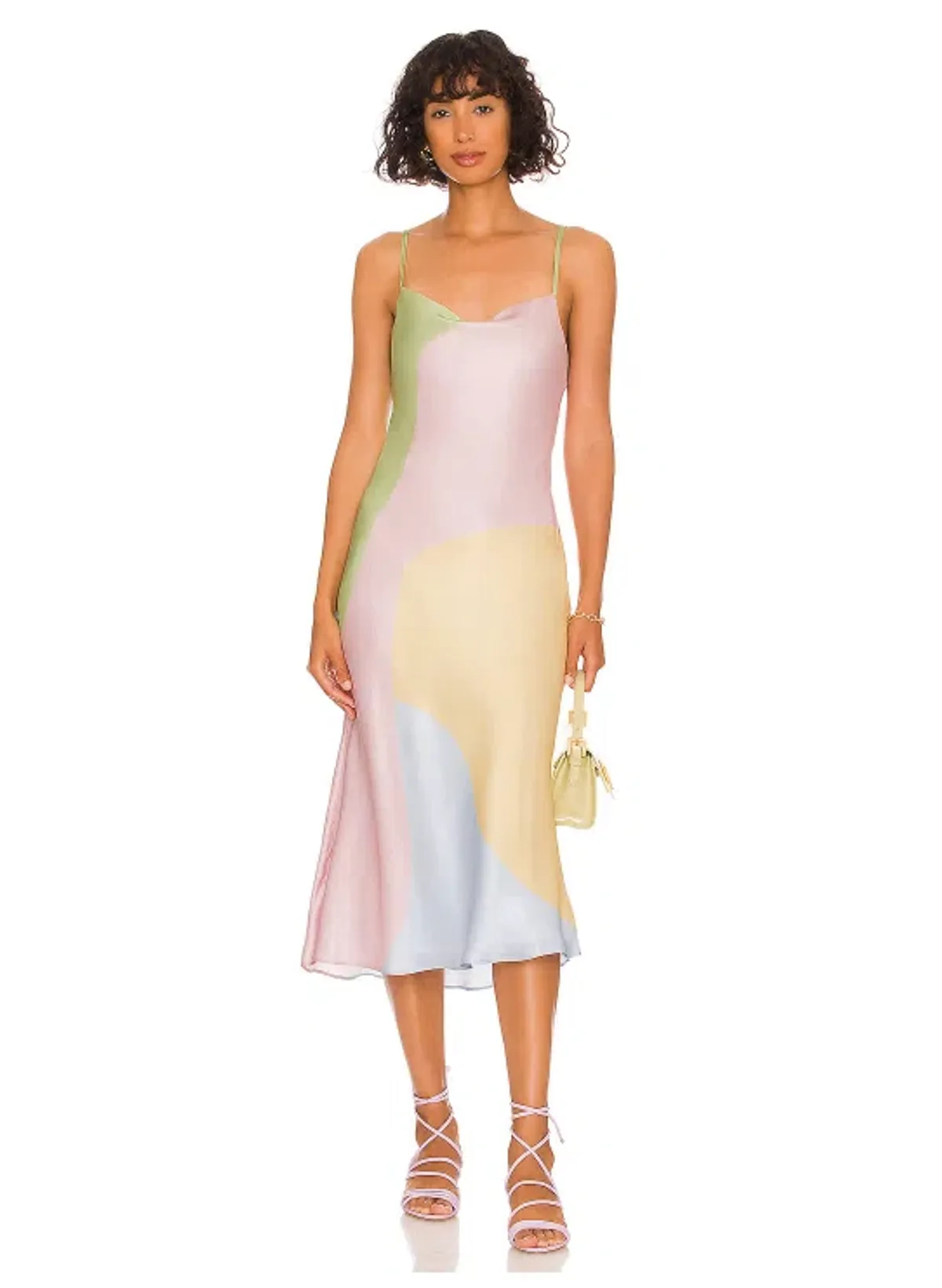 Olivia Rubin Aubrey Midi Dress Multi Size 12 - Image 4