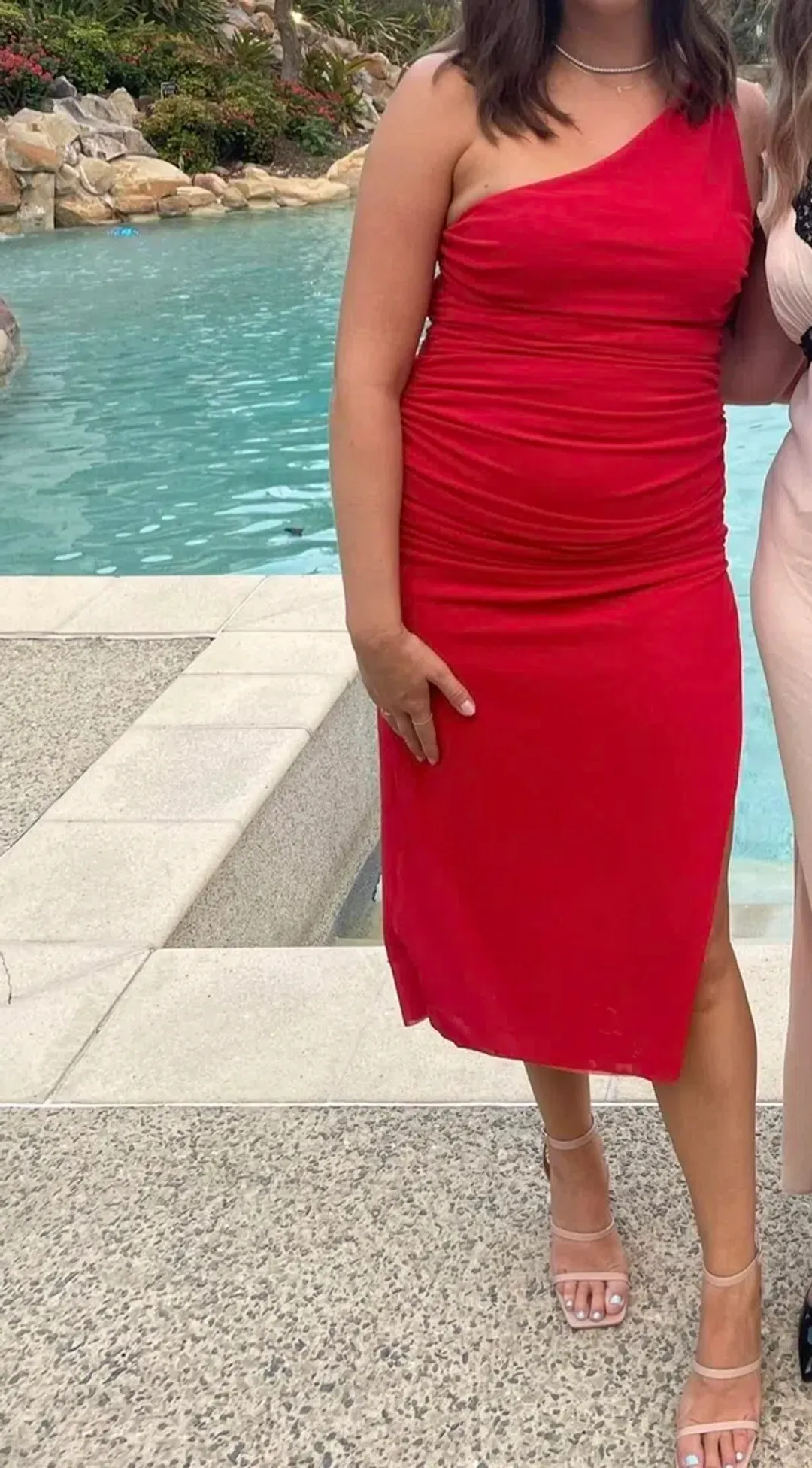 Lexi Sia Dress Tangerine Size 12 for rent on The Volte - main image