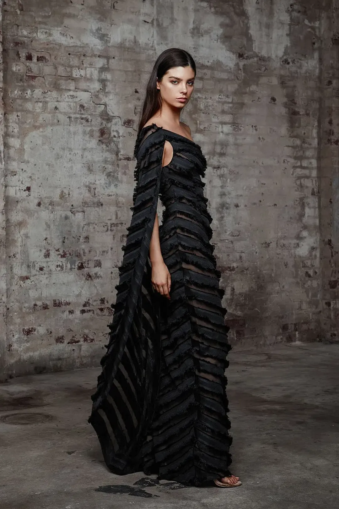 Lexi Bowery Gown Black Size 10 for rent on The Volte - main image