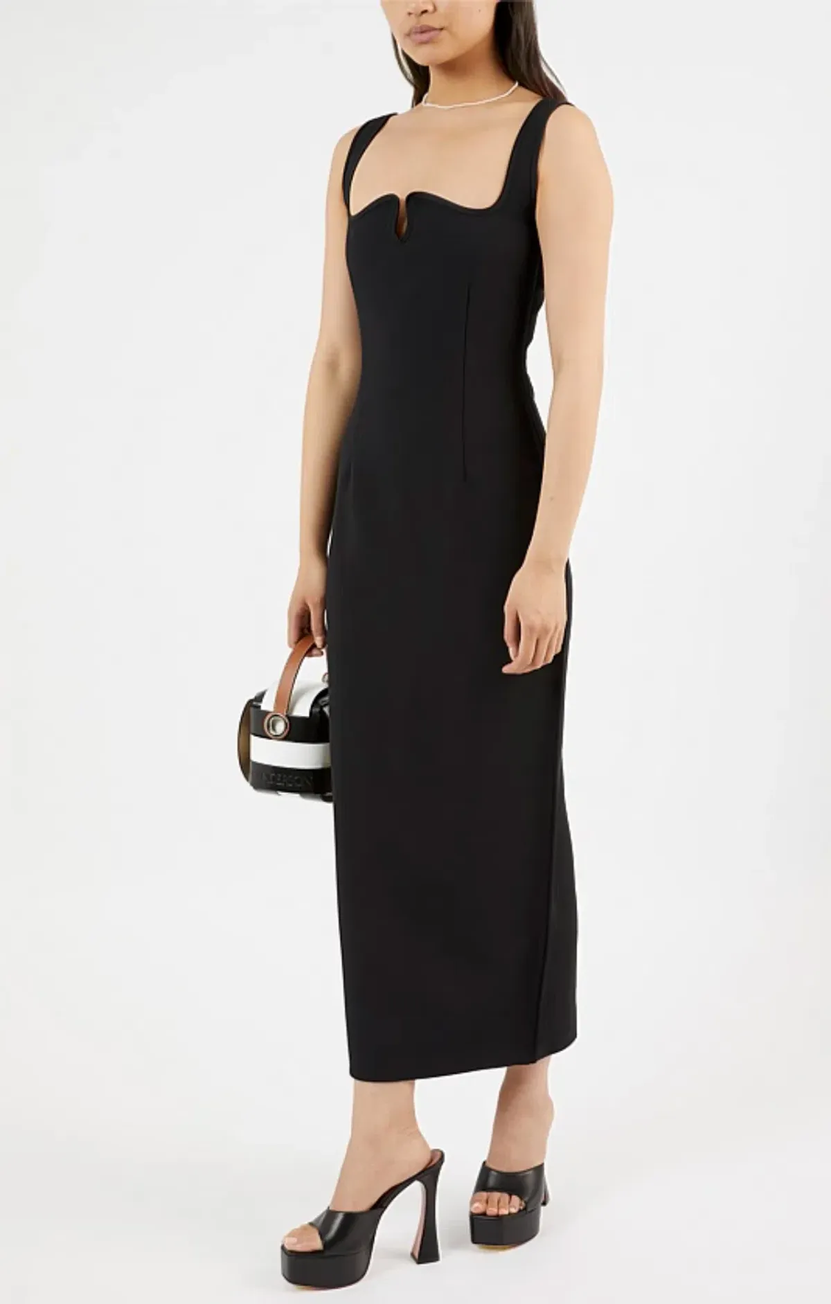 Paris Georgia Diamond Dress Black Size M/AU 10 - Image 2