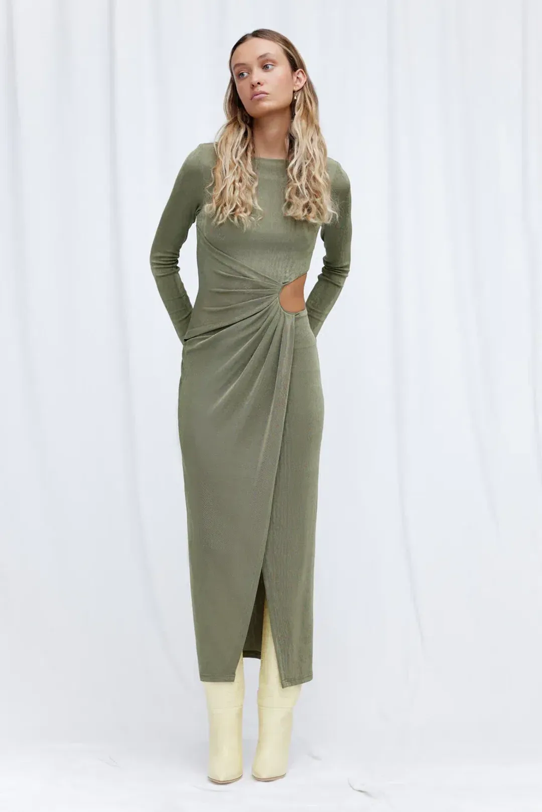 Significant Other  Ivy Midi Dress Green Size 8 for rent on The Volte - main image