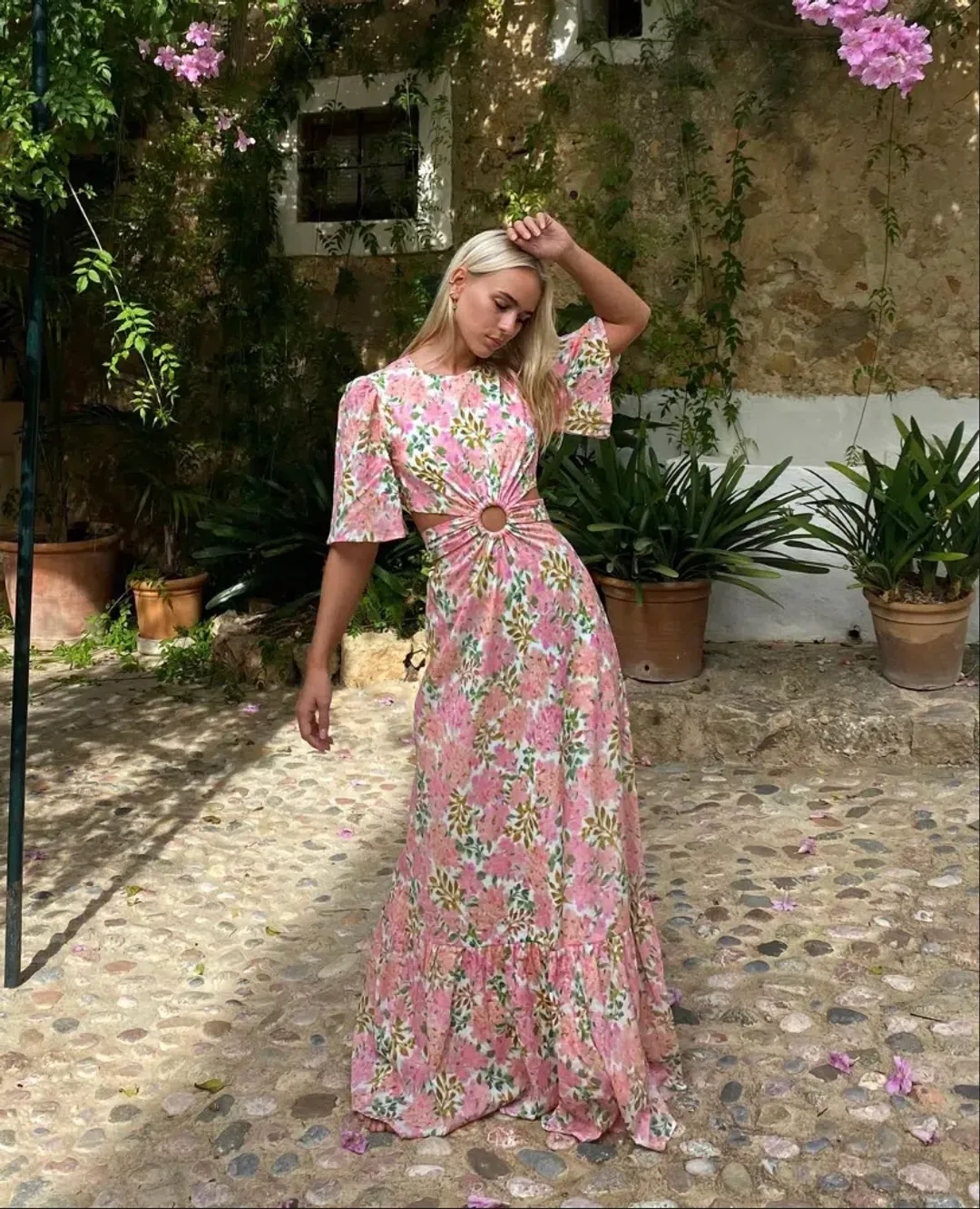 Hansen & Gretel Flores Dress Floral Size 8  for rent on The Volte - main image