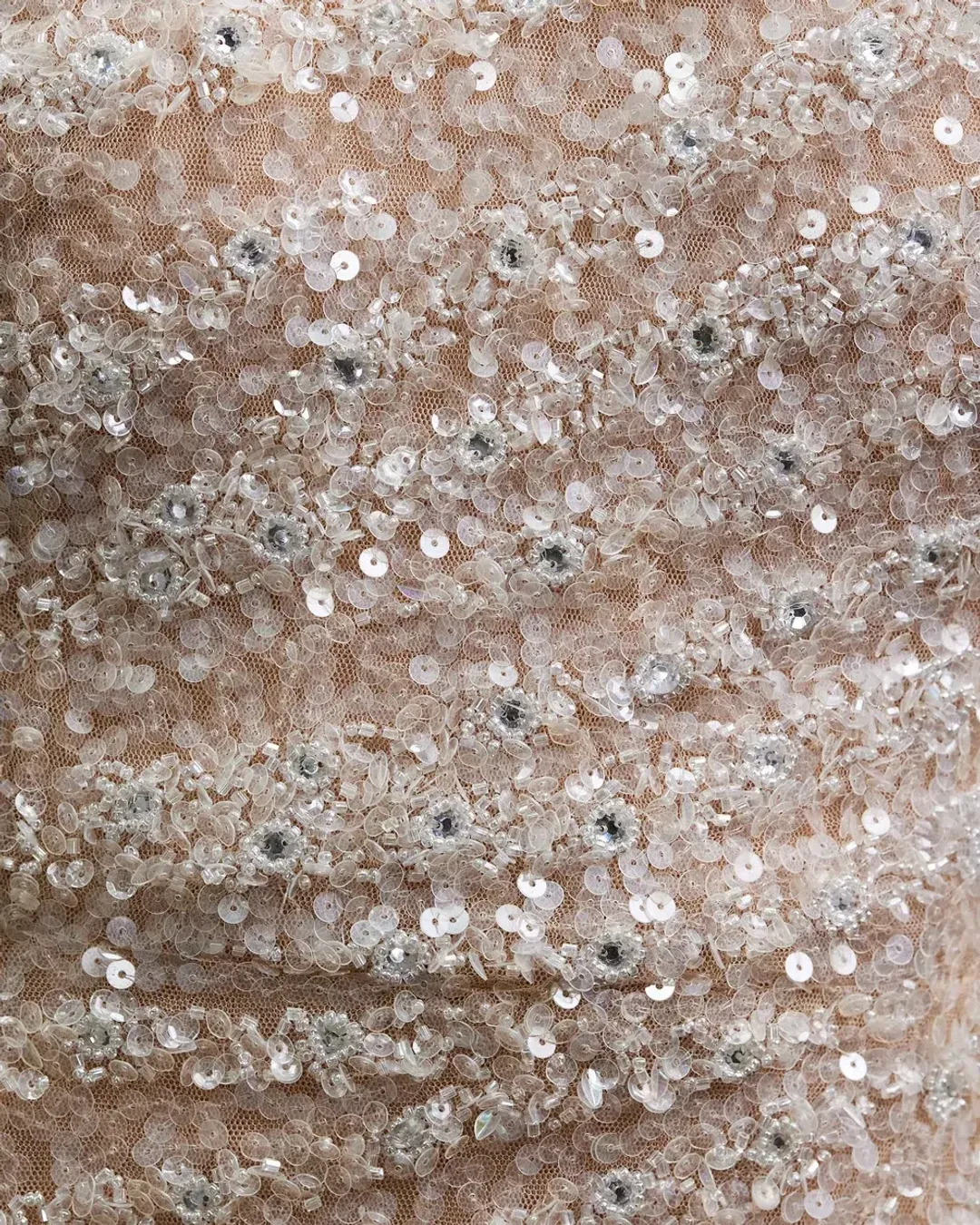 Rachel Gilbert Phoebe Mini Dress Nude Size AU 8 for rent on The Volte - main image