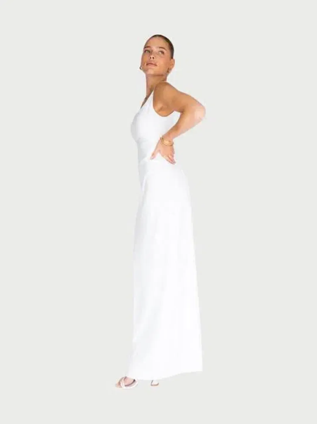 Isabelle Quinn Daisy Dress in Ivory Size 8 for rent on The Volte - main image