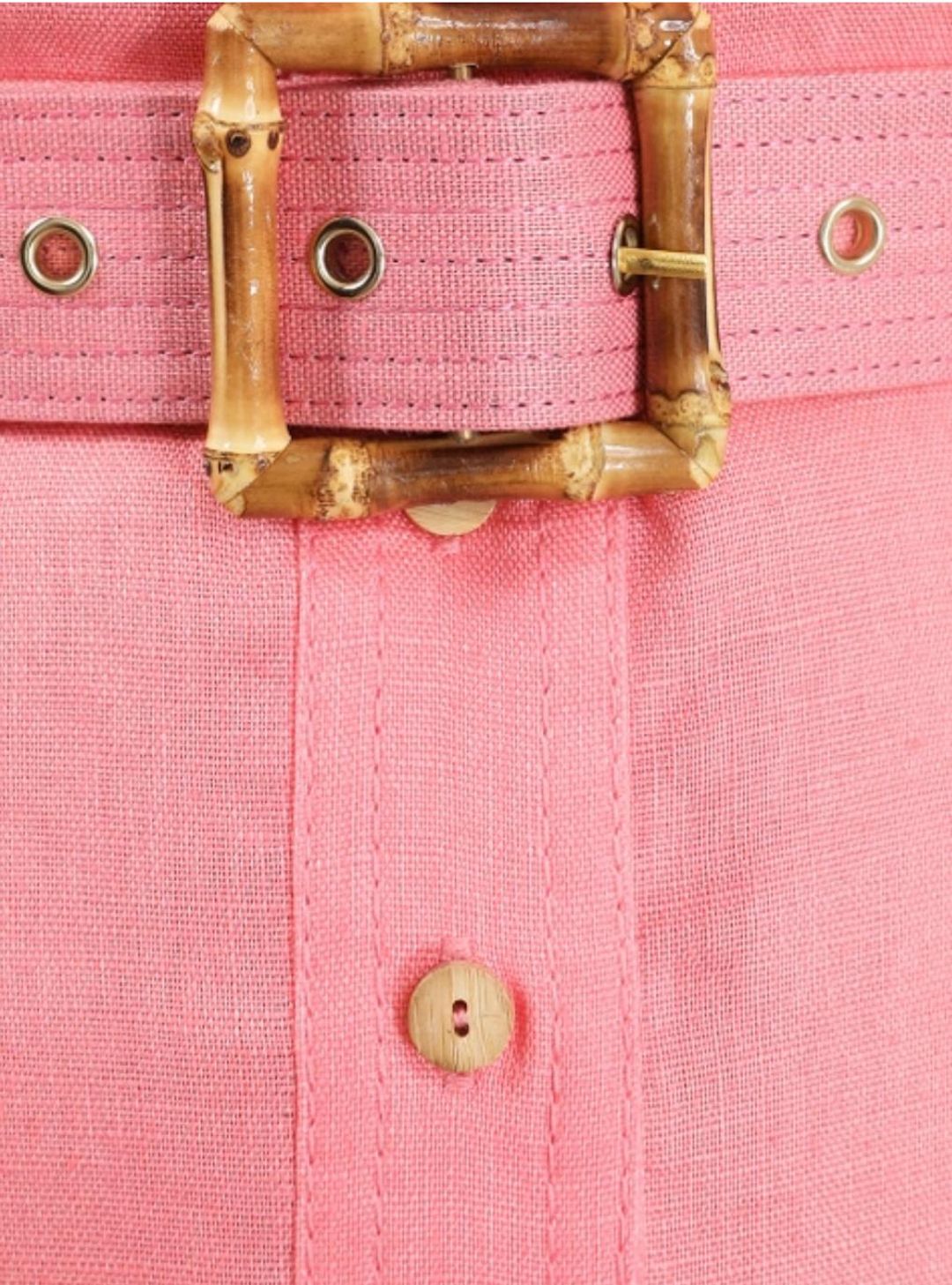 Zimmermann Poppy Belted Mini Dress Watermelon Pink Size 0 / AU 8 for rent on The Volte - main image