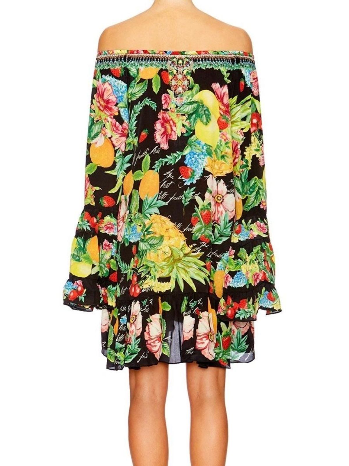 Camilla Call Me Carmen A Line Frill Dress Size 8 - Image 5