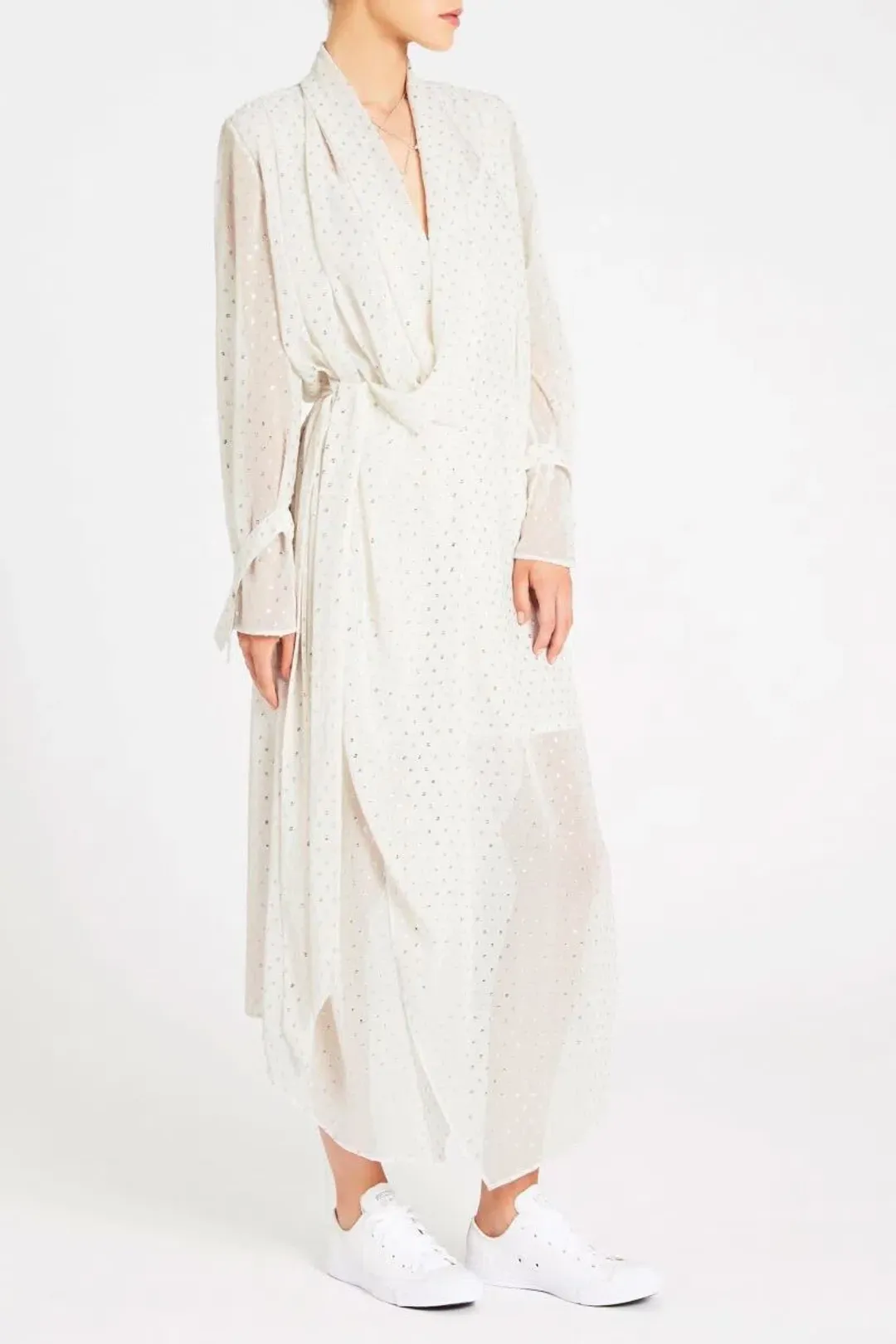 Sass & Bide Elemental Dress White Size AU 14 for rent on The Volte - main image