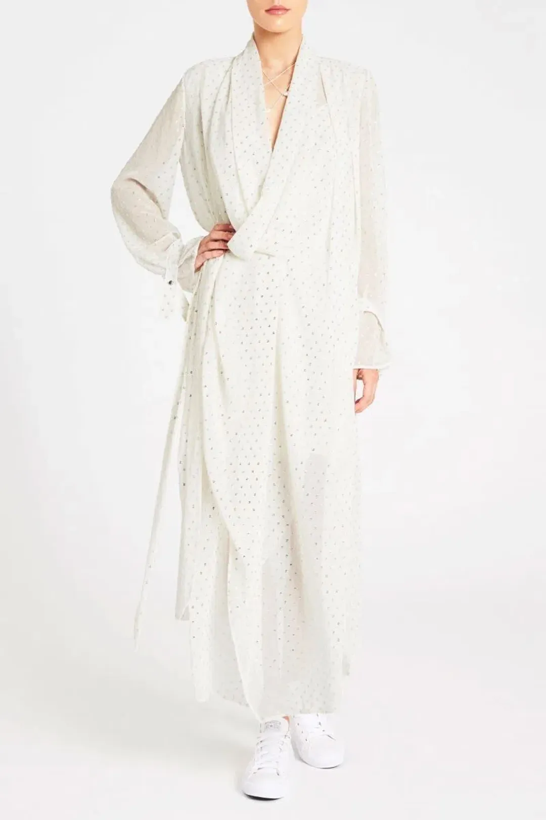 Sass & Bide Elemental Dress White Size AU 14 for rent on The Volte - main image