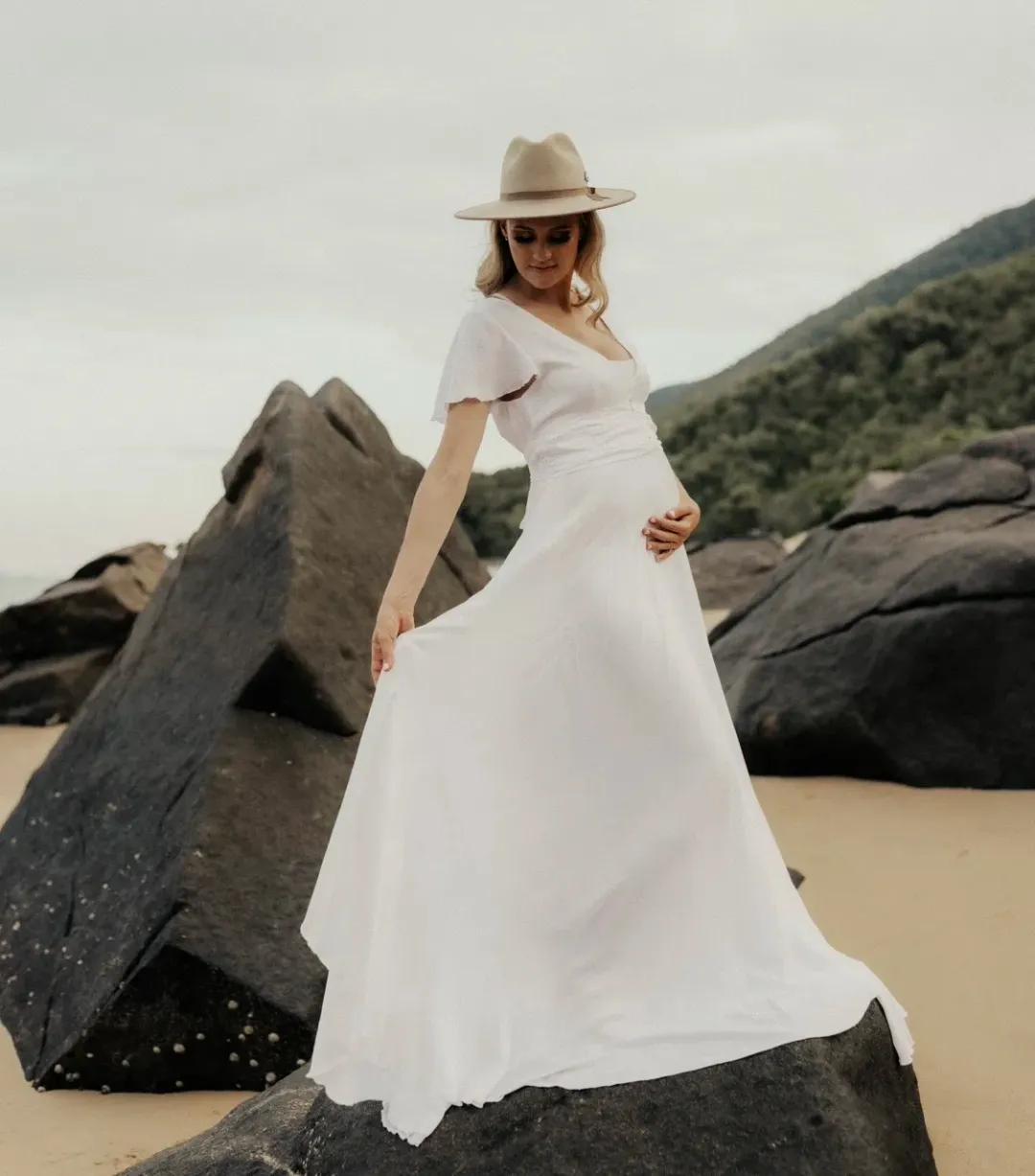 Coven & Co Halo Gown White Size XS (AU 6) for rent on The Volte - main image