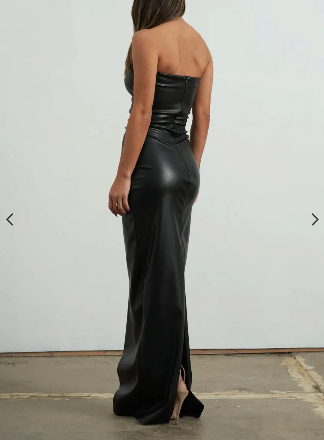 Effie Kats Amelie Maxi Gown Black Size 6 for rent on The Volte - main image