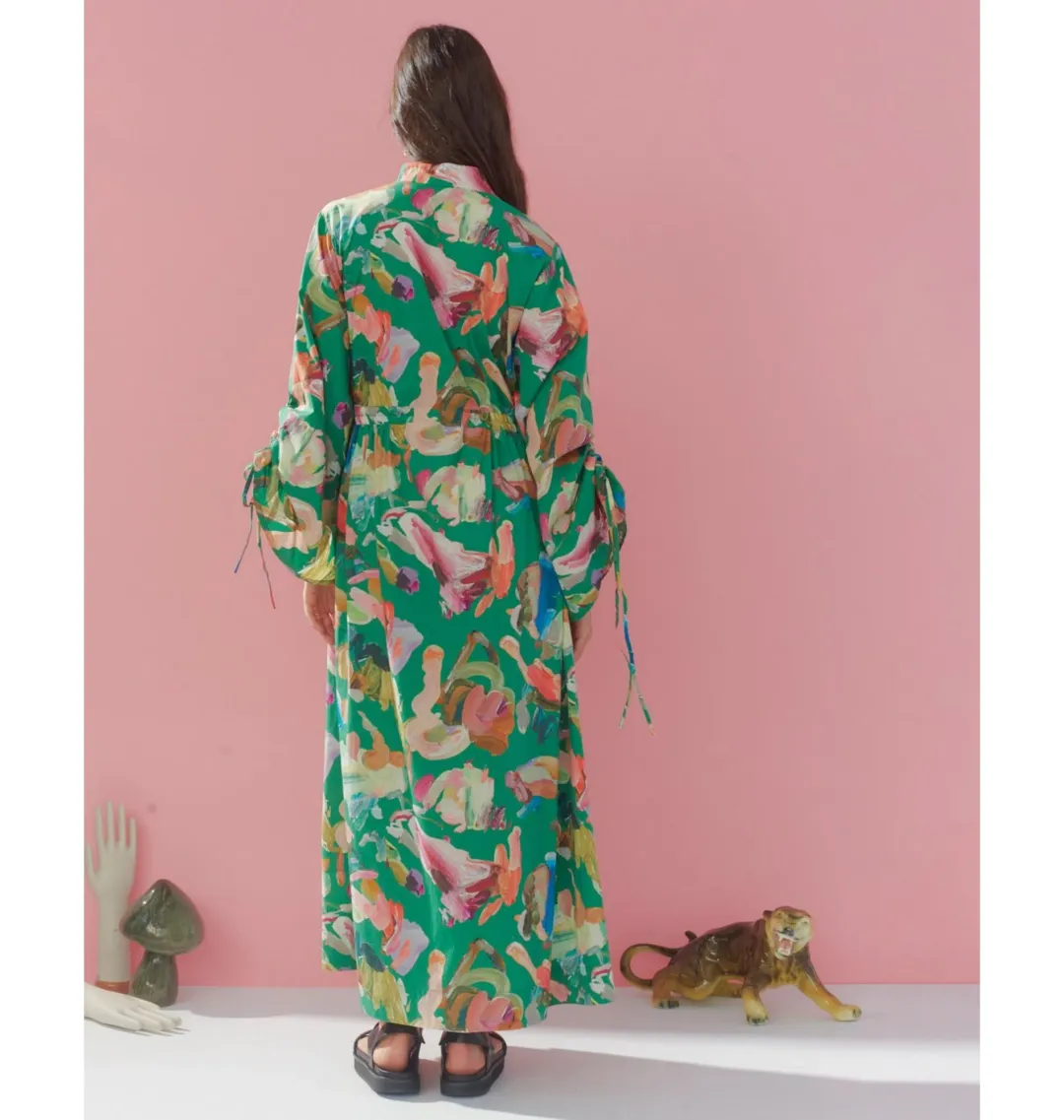 Alemais Arlo Shirtdress Green Size M / AU 10 for rent on The Volte - main image