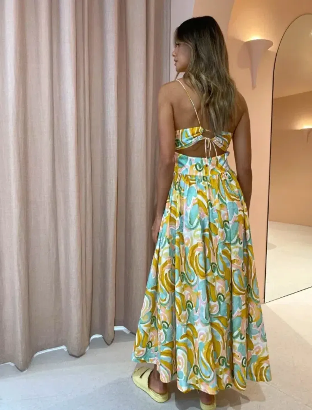 Steele Jasmine Dress Multi Print Size 6 for rent on The Volte - main image