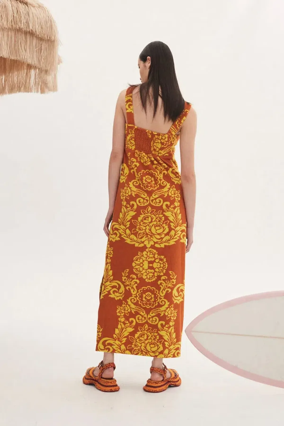 Alemais Alby Terry Midi Dress Print Size 14  - Image 2