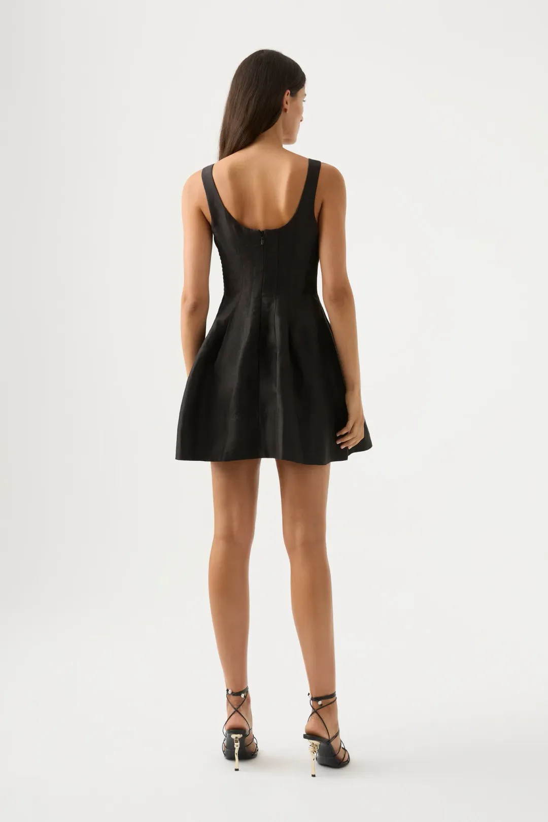 Aje Divinity Pearl Pin Mini Dress Black Size 6 for rent on The Volte - main image