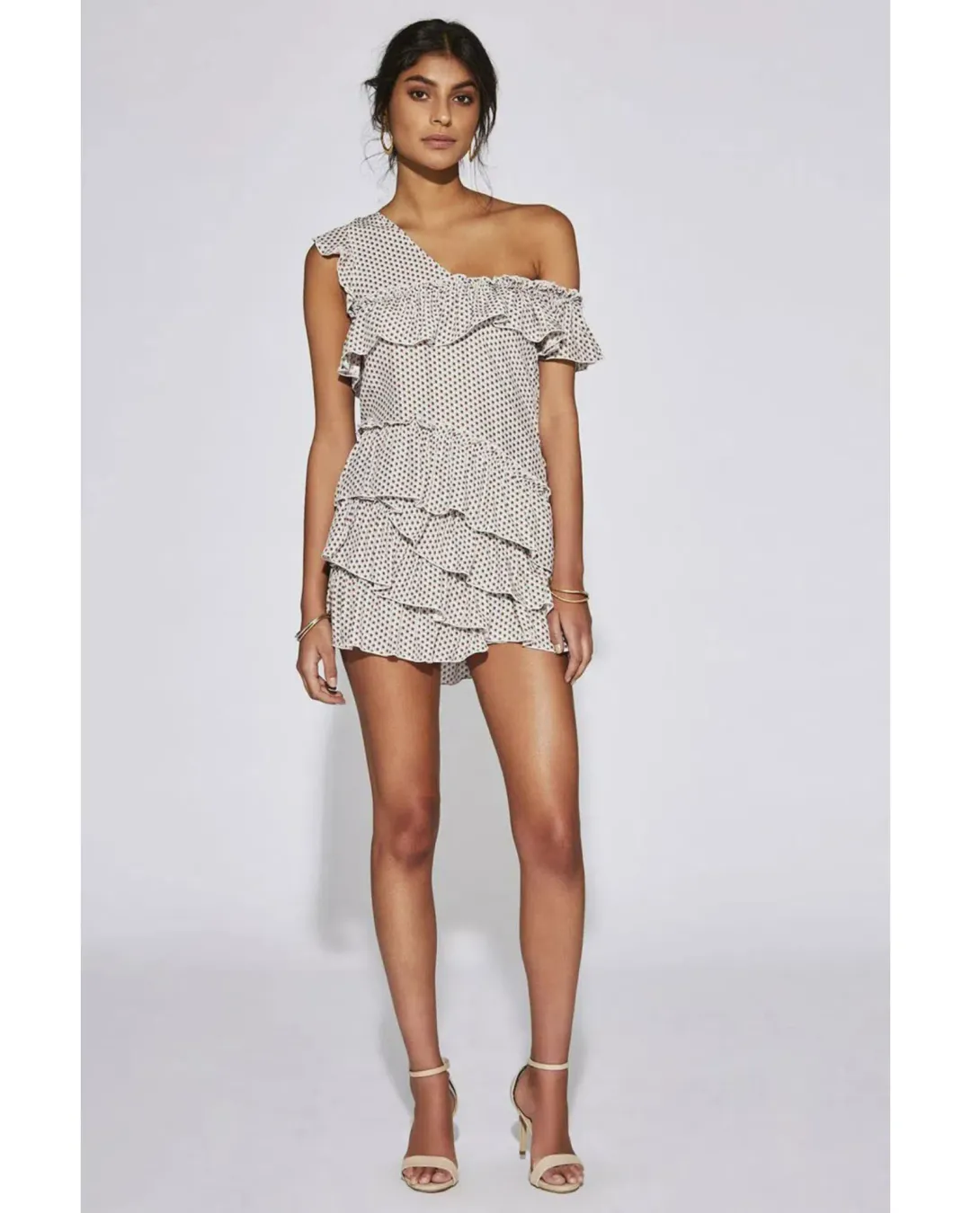 Sir The Label Emelie Mini Dress Print Size AU 8 for rent on The Volte - main image