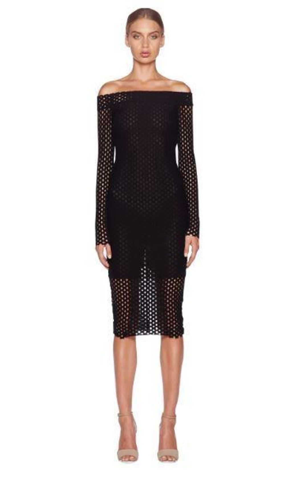 Bec & Bridge Coco Long Sleeve Midi Dress for rent on The Volte - main image