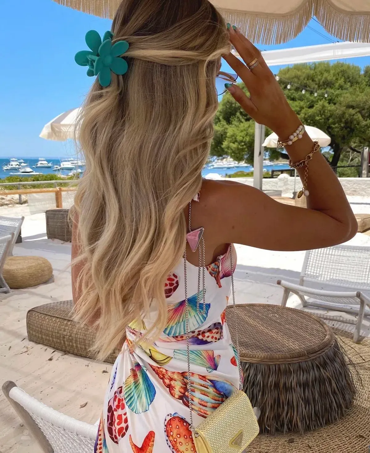 Sonya Moda Nour De La Mer Maxi Dress Print Size 10 - Image 6