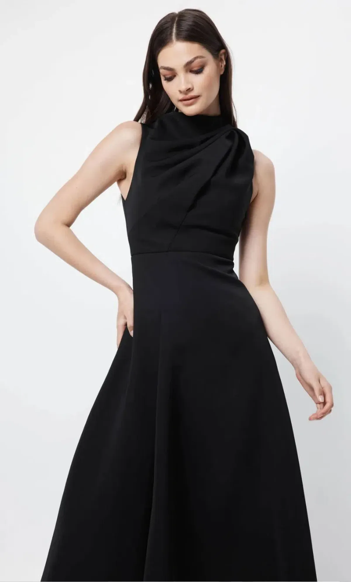 Mossman Cosmic Maxi Dress Black Size AU 6 - Image 2