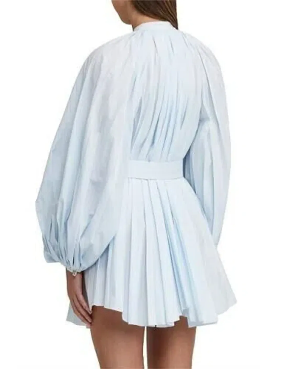 Acler Margot Dress in Powder Blue Size AU 12  for rent on The Volte - main image