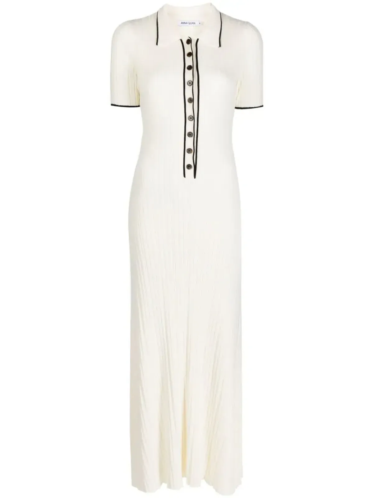Anna Quan Laurel Penelope Midi Silence Pepper Dress White Size 6  - Image 5