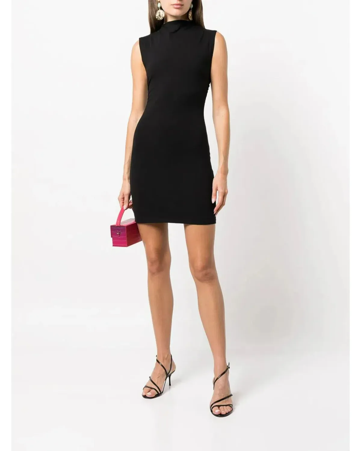 Reformation Alden Knit Dress Black Size AU 12 - Image 1