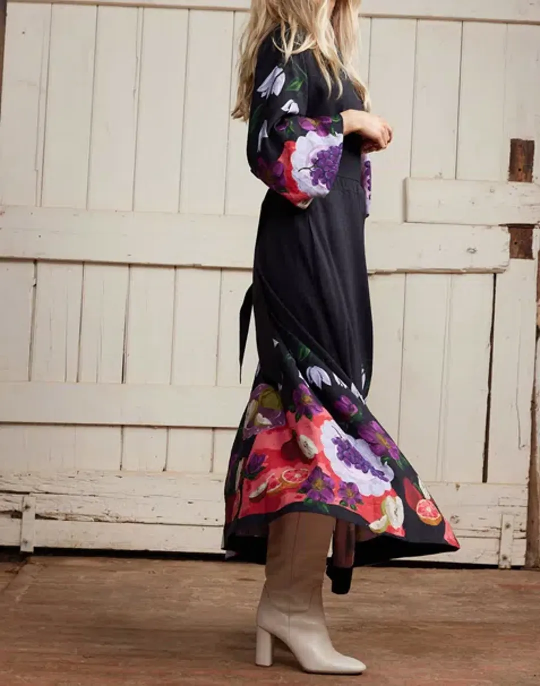 Binny  The Laden Table  Maxi Dress Print Size 14 for rent on The Volte - main image