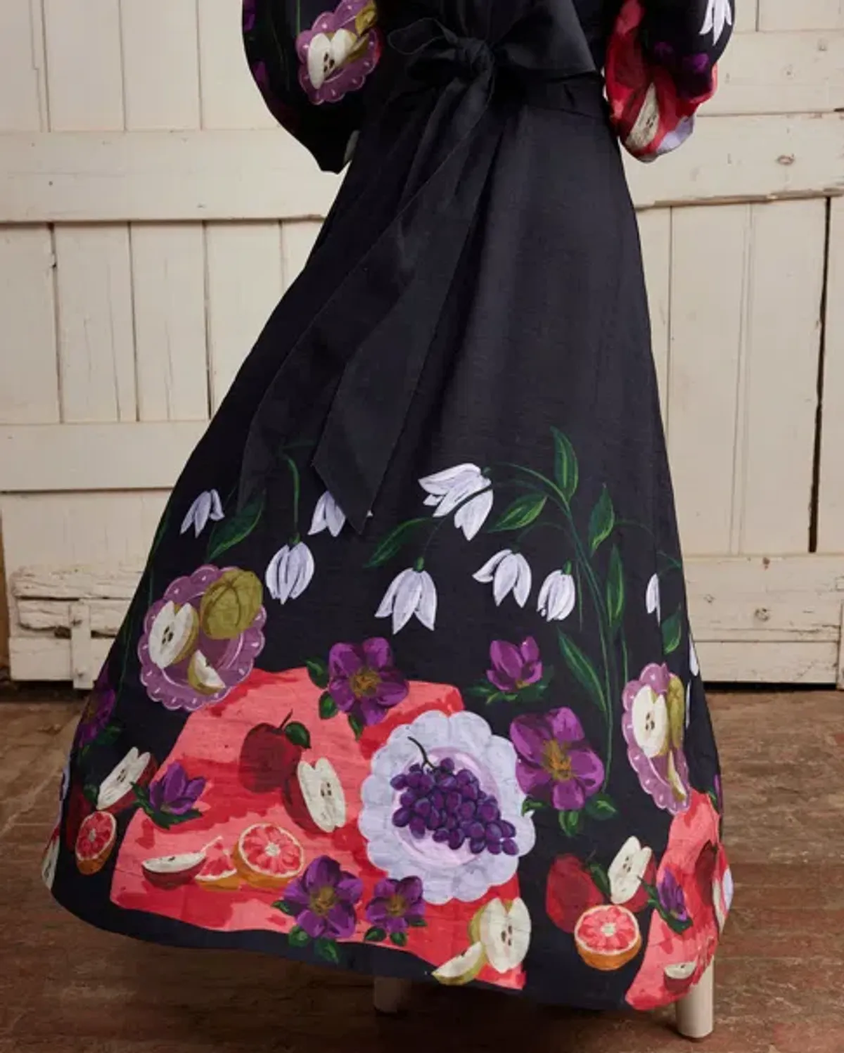 Binny  The Laden Table  Maxi Dress Print Size 14 - Image 10