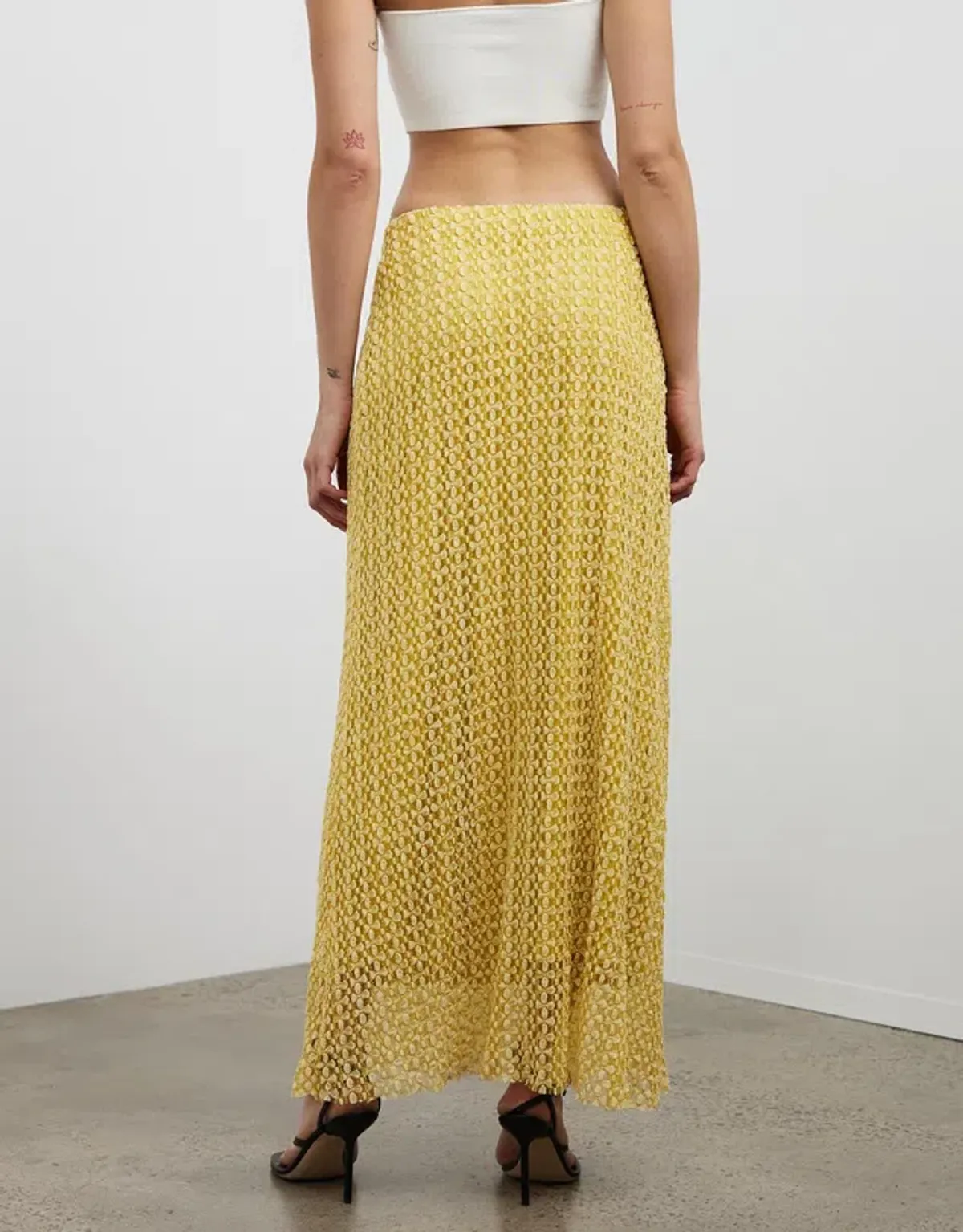 Camilla and Marc Riviera Skirt Yellow Size 10 - Image 3
