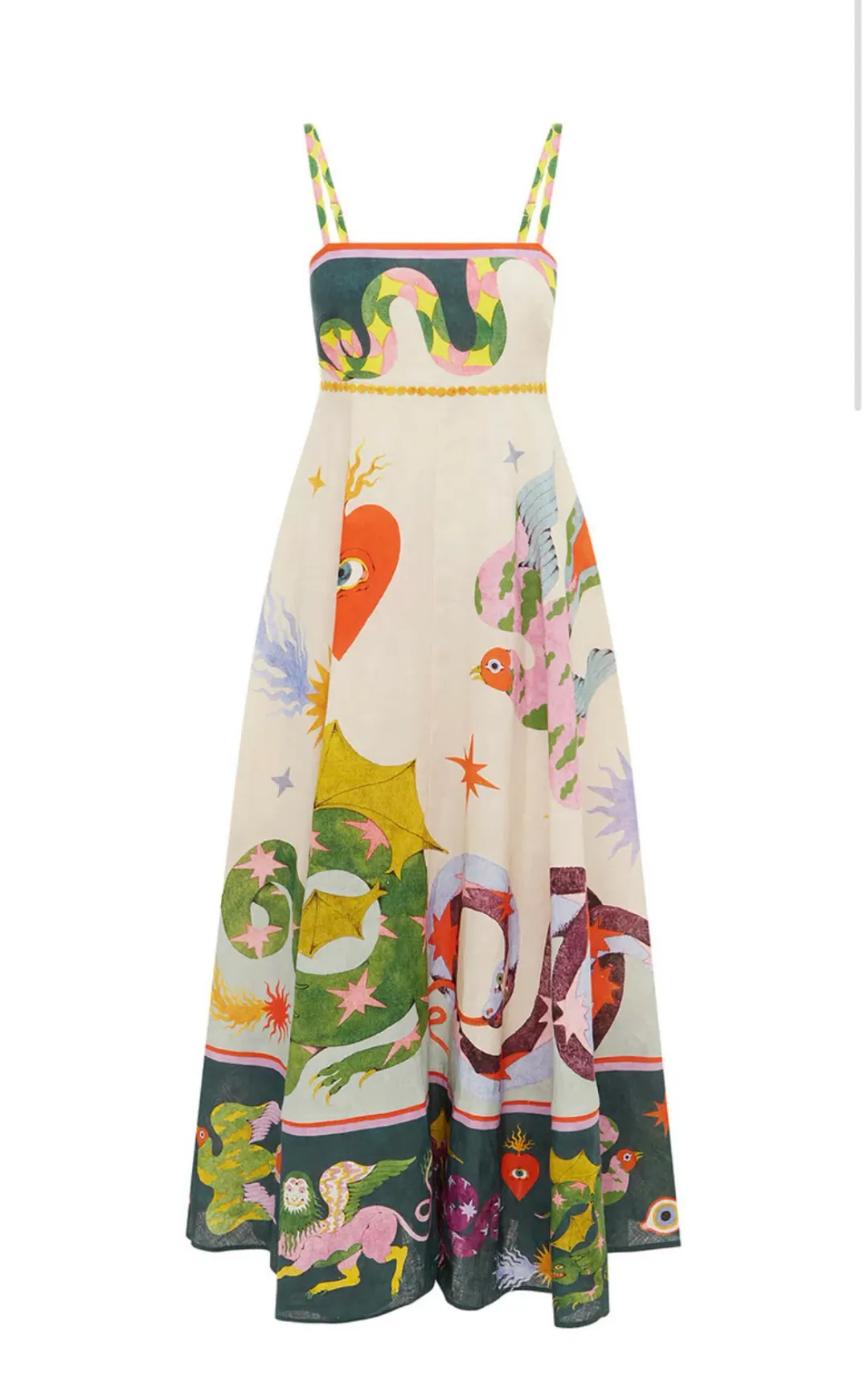 Alemais Seeker Sundress Multi Size 10 for rent on The Volte - main image