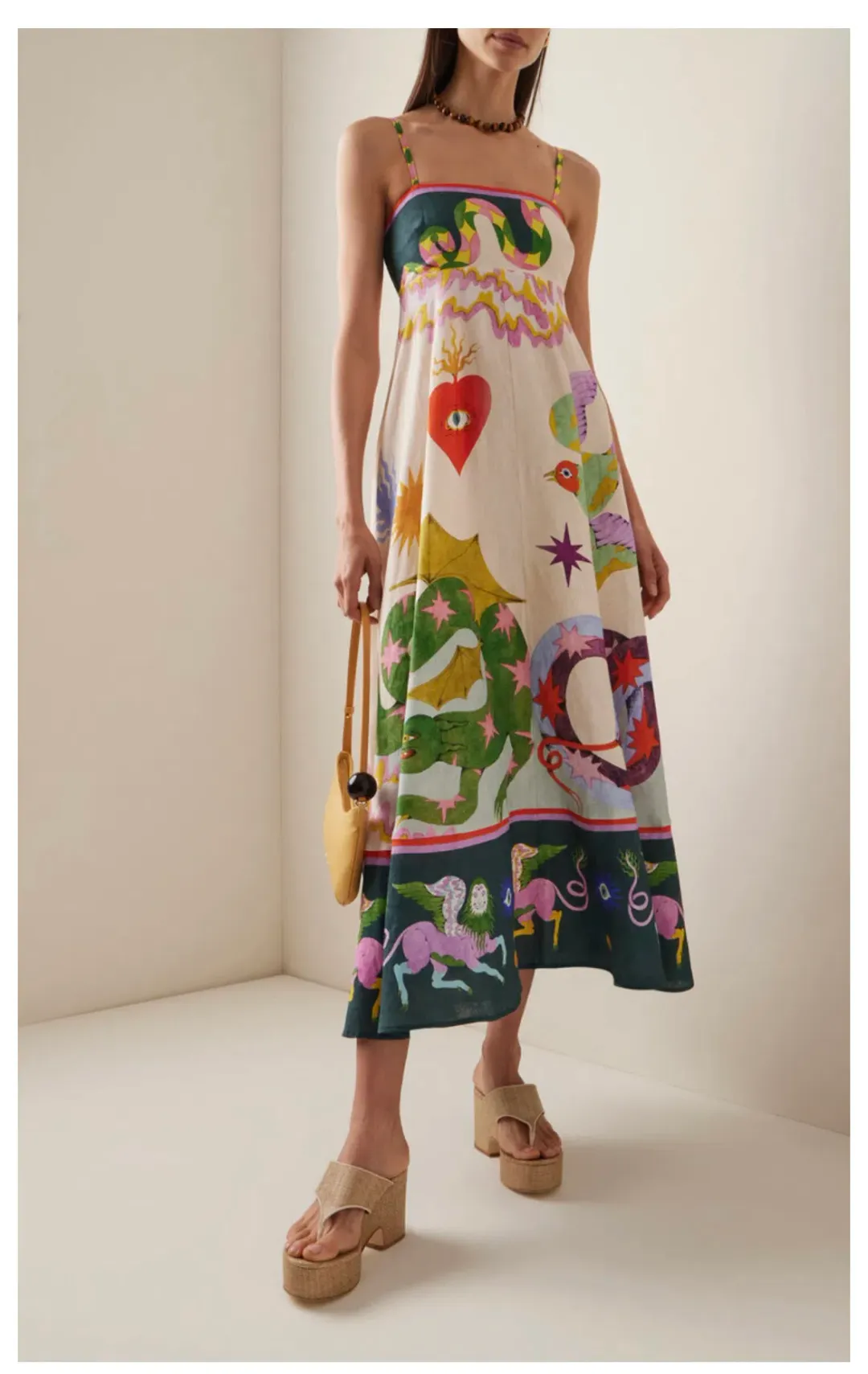 Alemais Seeker Sundress Multi Size 10 for rent on The Volte - main image