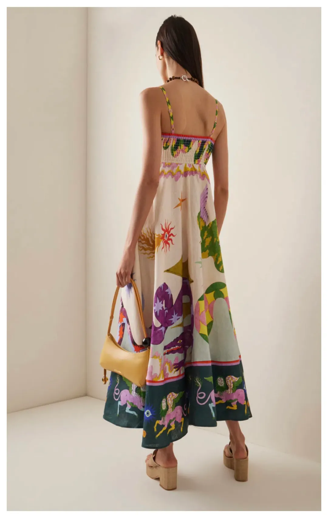 Alemais Seeker Sundress Multi Size 10 for rent on The Volte - main image