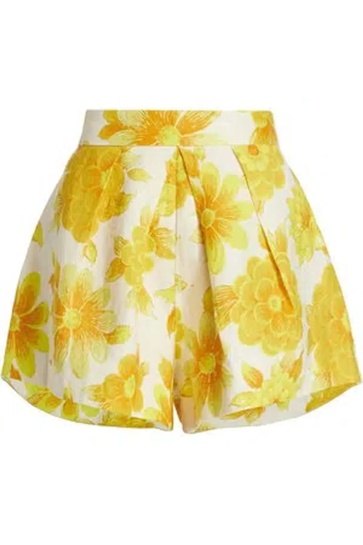 Alemais Sonny Sculpt Crop Top and Shorts Mini Set Floral Lemon Size 8 - Image 6