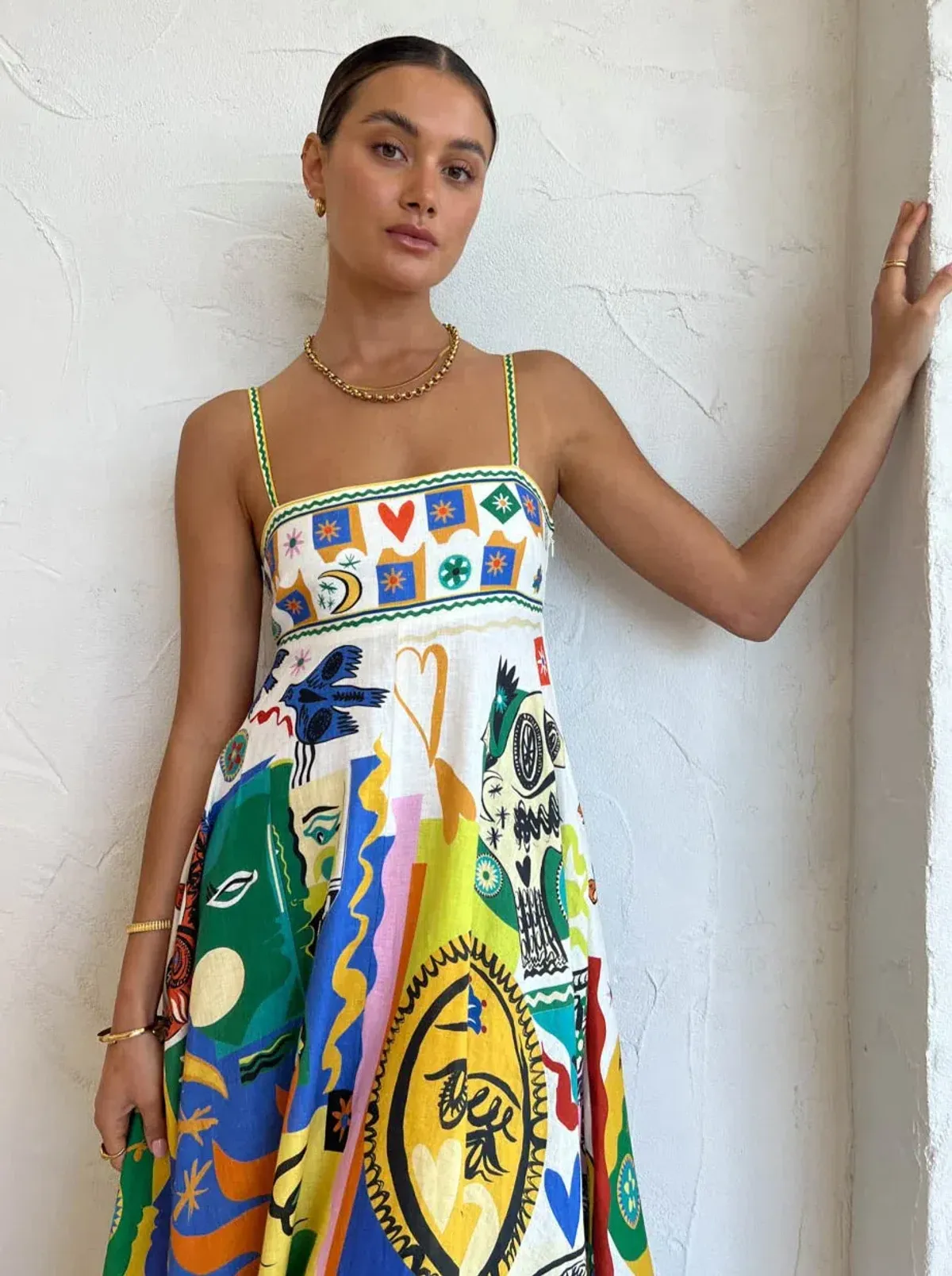 Alemais Soleil Sundress Multi Size 12 - Image 4