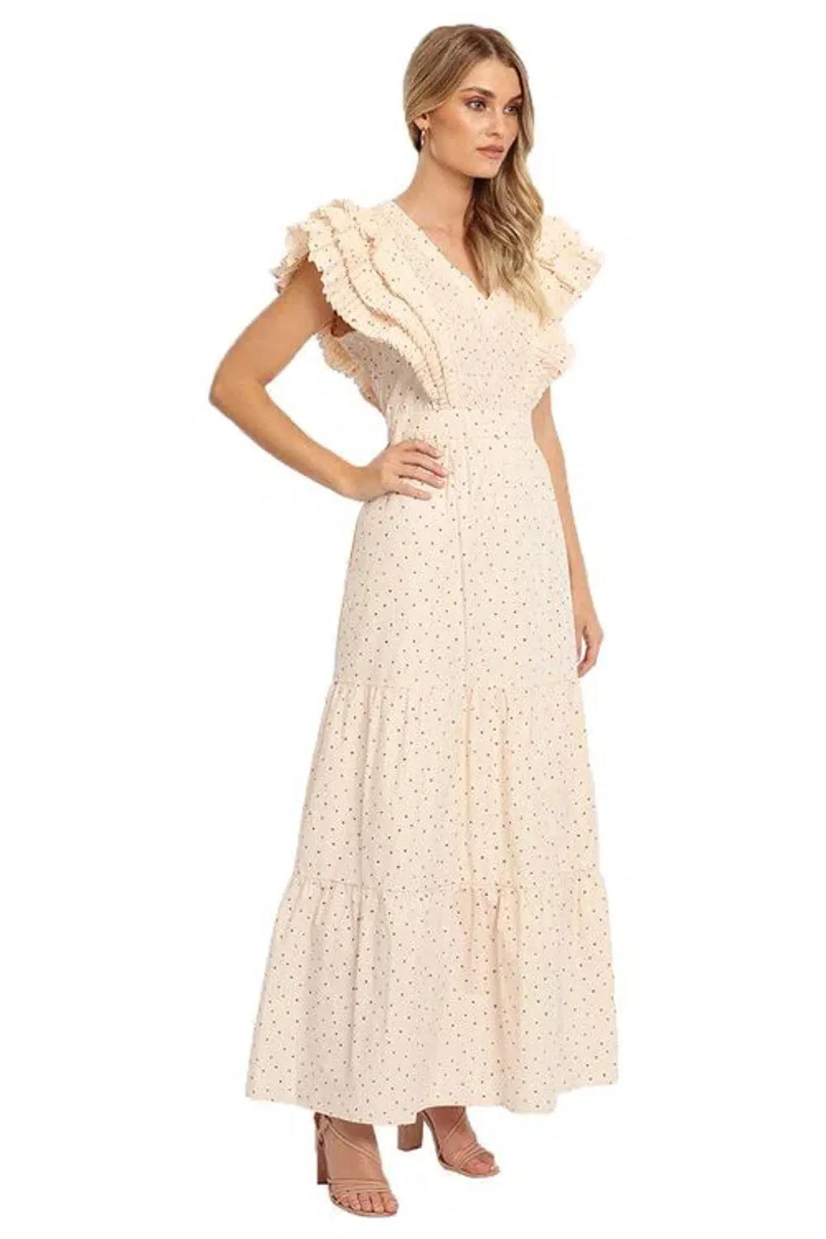 Morrison Luella Maxi Dress Blush Size AU 8 - Image 1