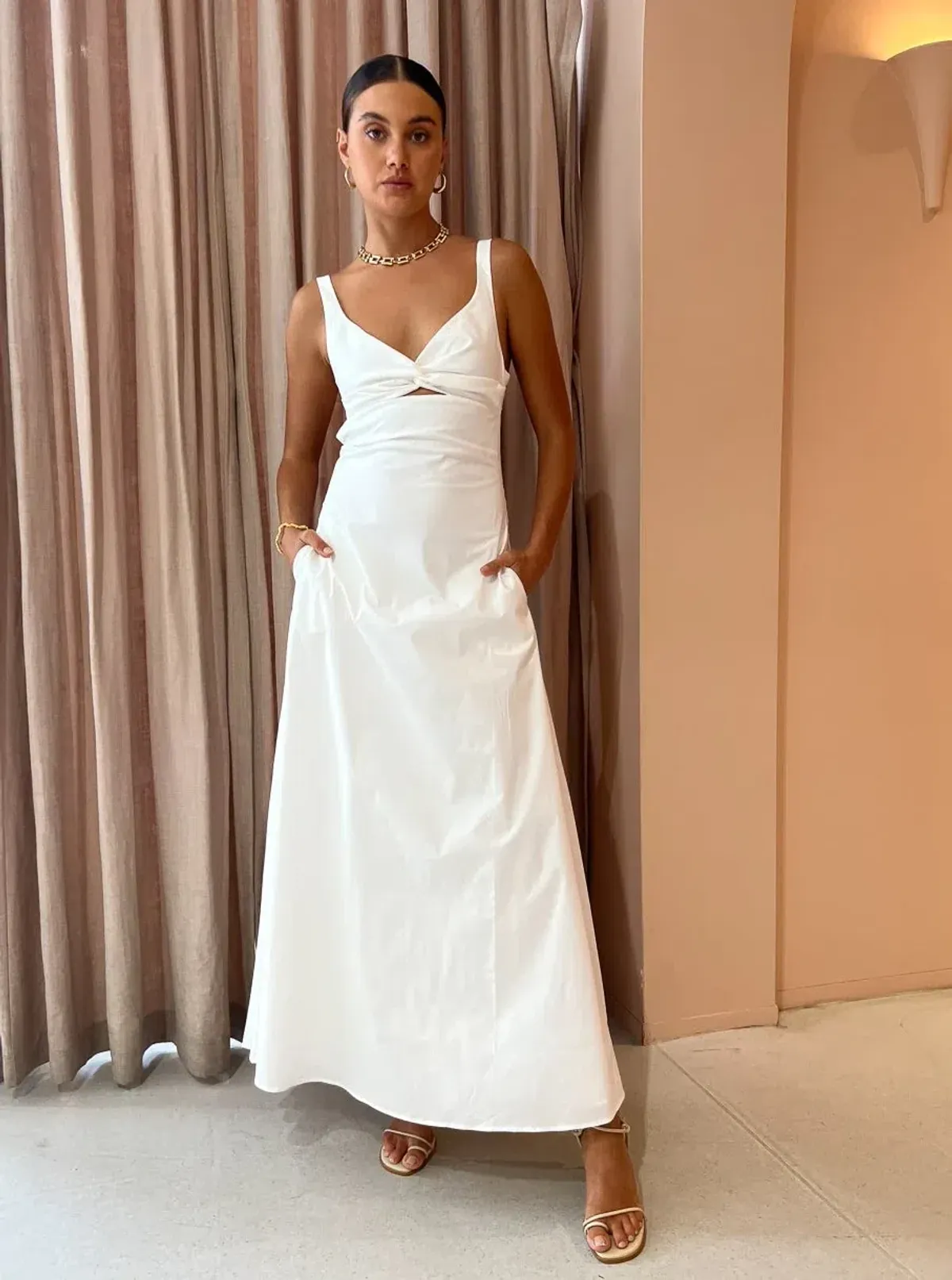 Anna Quan Heidi Dress In Swan White Size AU 6 - Image 1