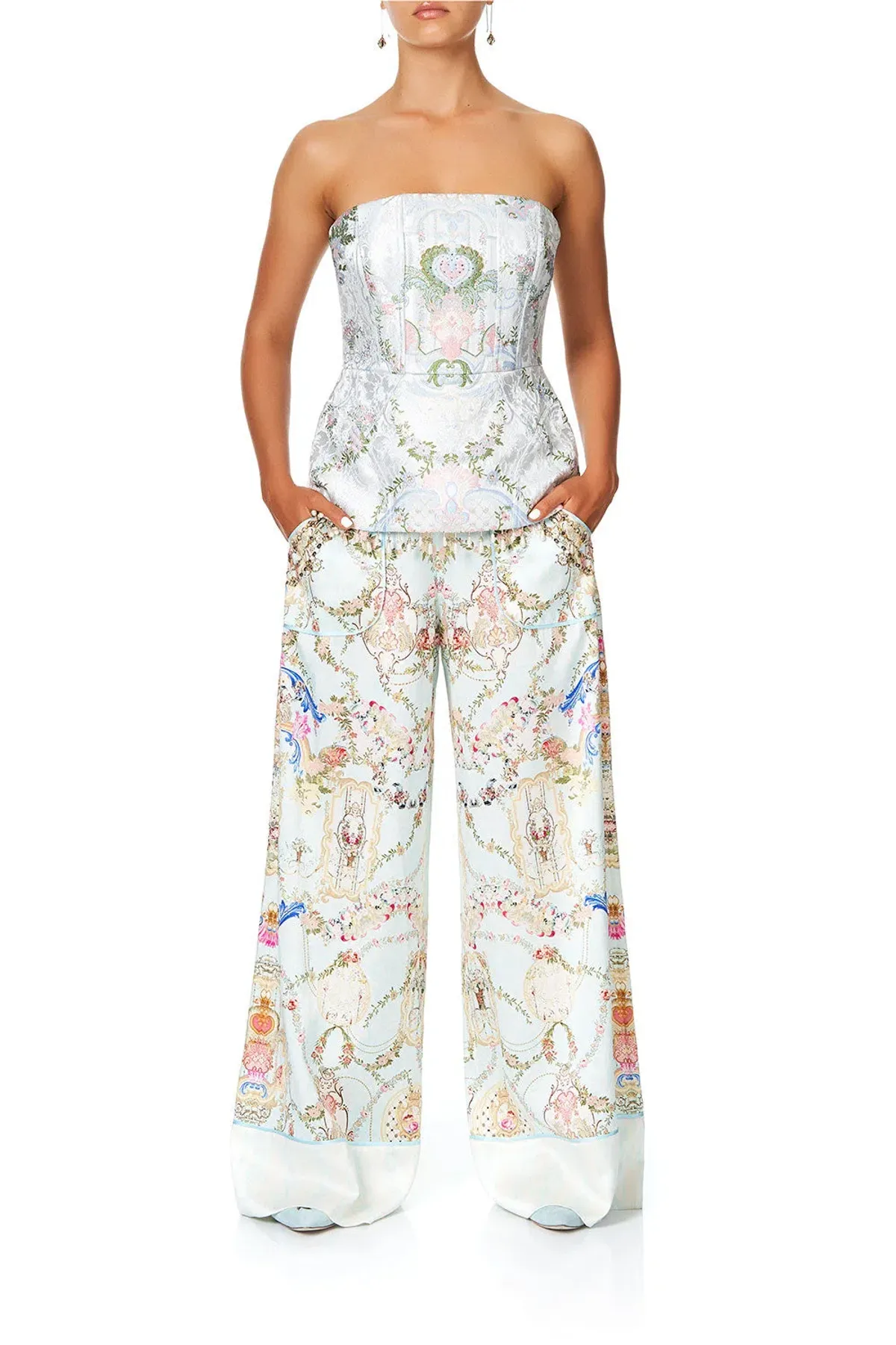 Camilla Versailles Panelled Corset Floral Size 14 - Image 1