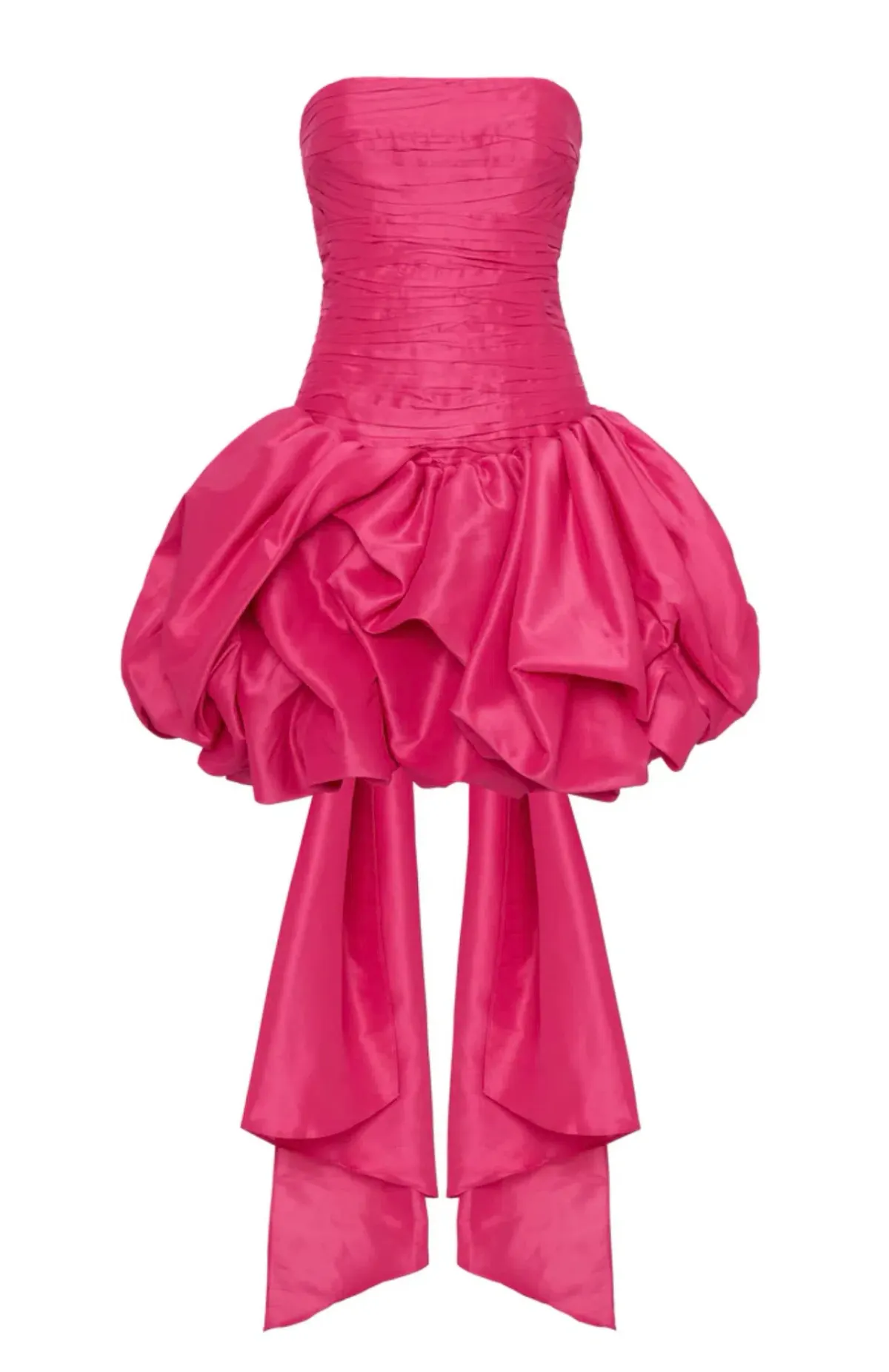 Aje Piacere Bubble Hem Mini Dress Fuchsia Size 8 - Image 3