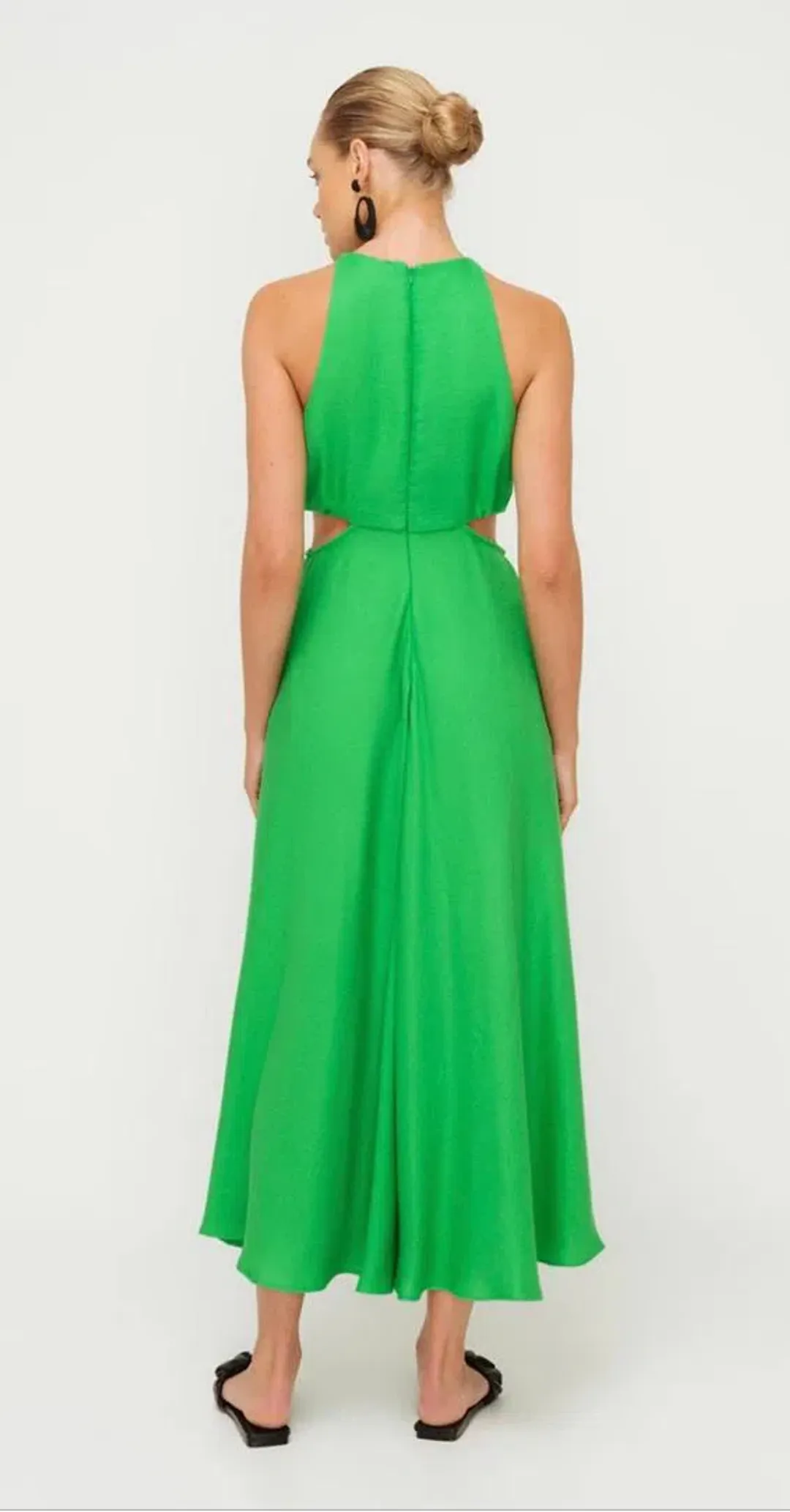 Sheike Gallery Maxi Dress Green Size AU 6  for rent on The Volte - main image