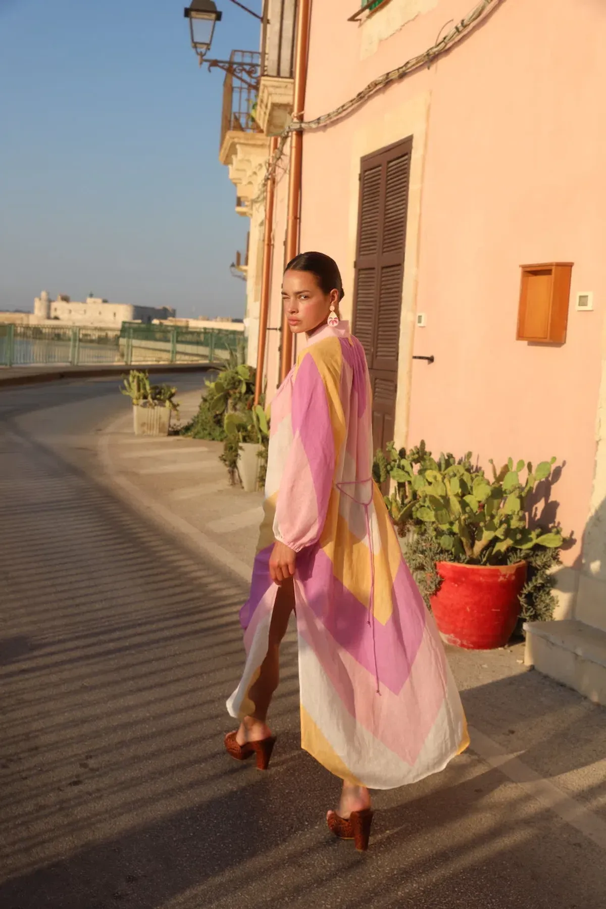 Tigerlily Kaleho Lorena Shirt Dress Popsicle Stripe Multi Size AU 8 - Image 6