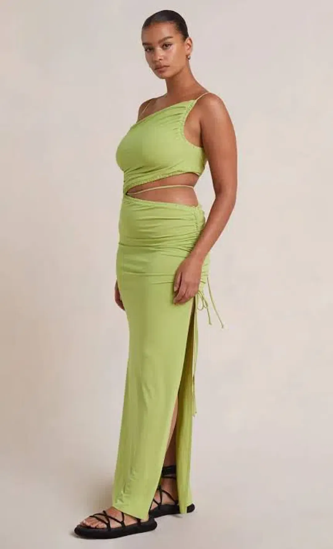 Bec & Bridge Dilkon Maxi Dress Green Size AU 12 for rent on The Volte - main image