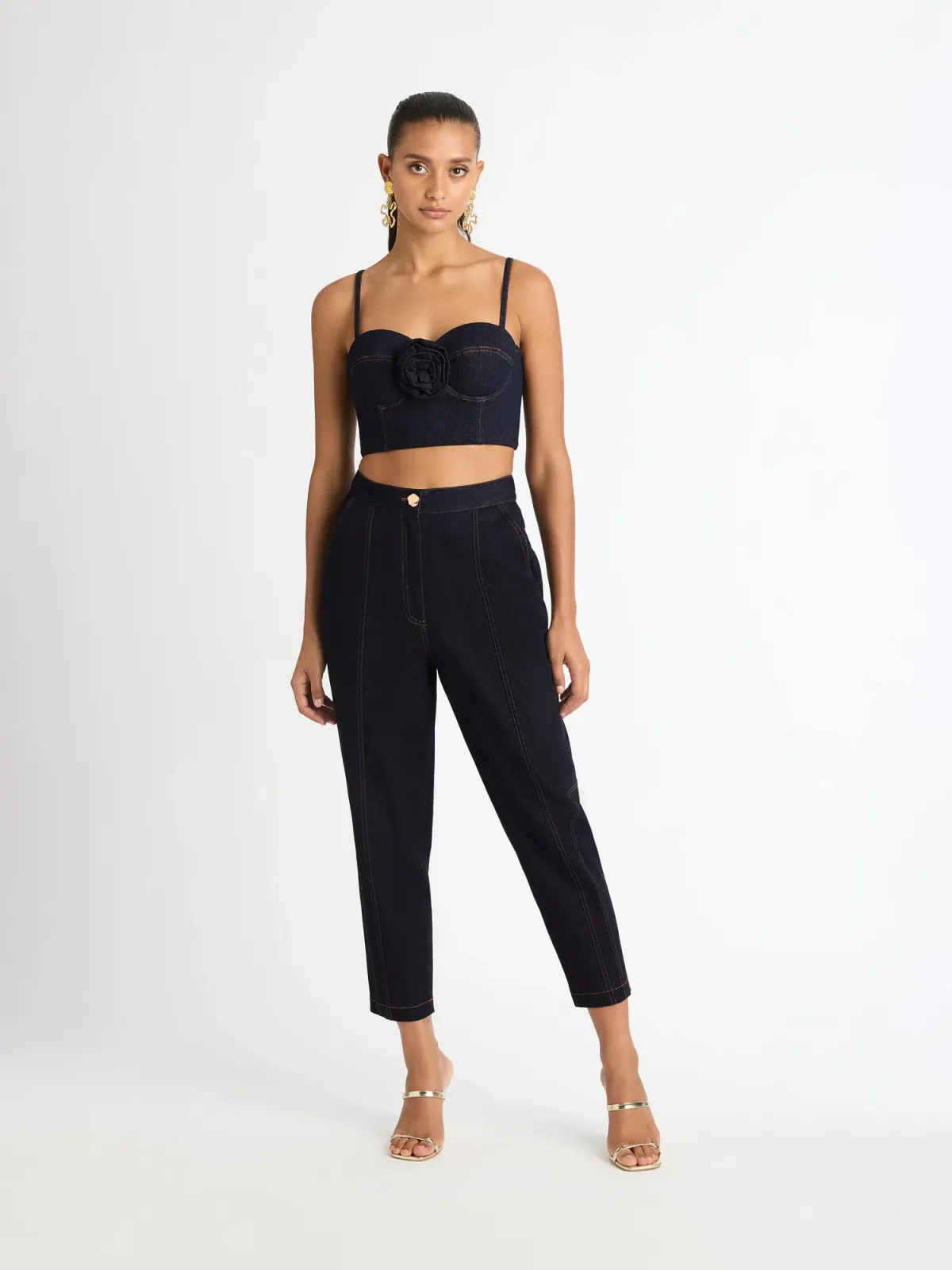 Sheike Three Piece Denim Set Blue Size AU 8 - Image 2