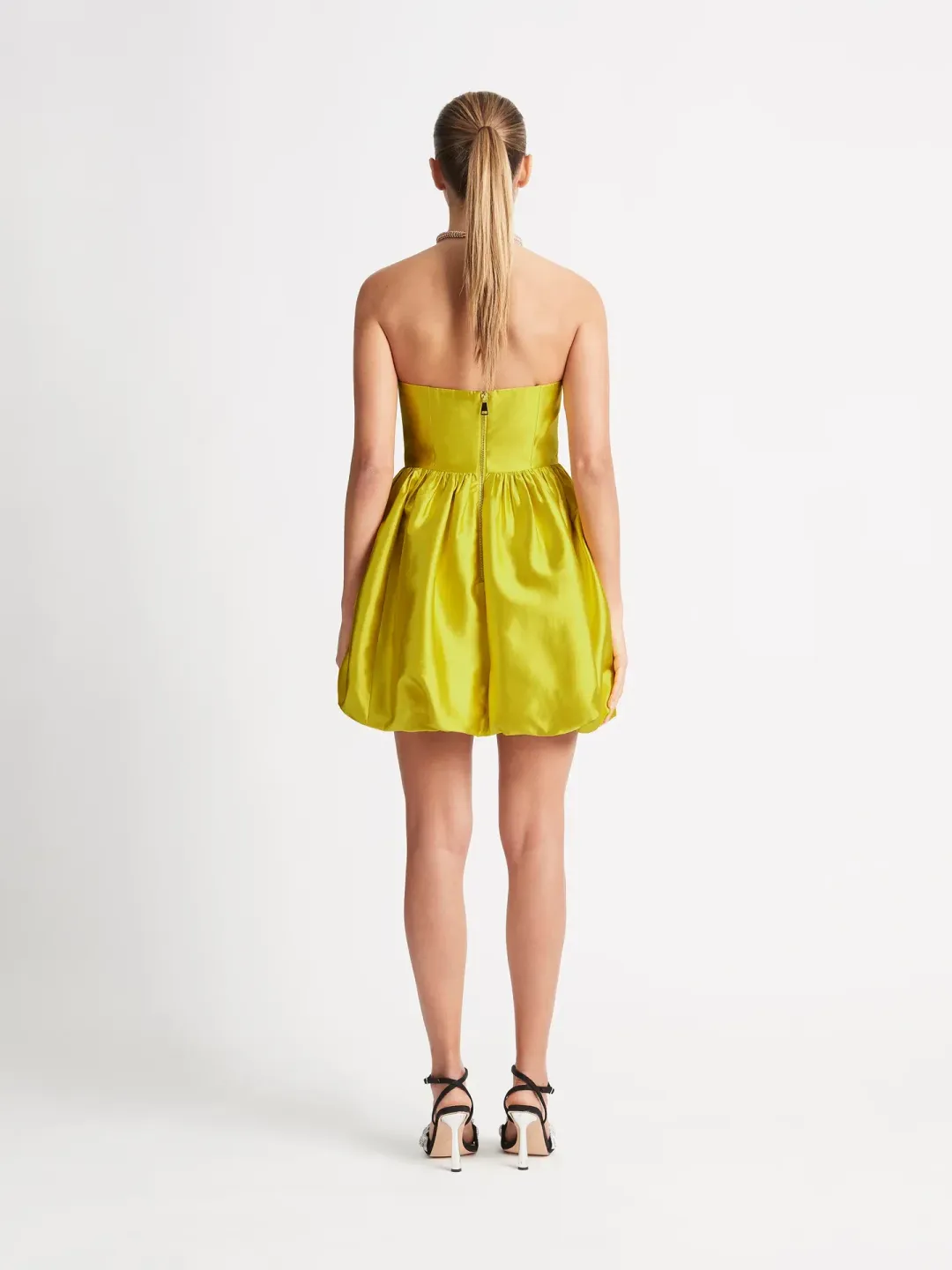 Sheike The insouciant Imperial Mini Dress Gold Size 6  for rent on The Volte - main image