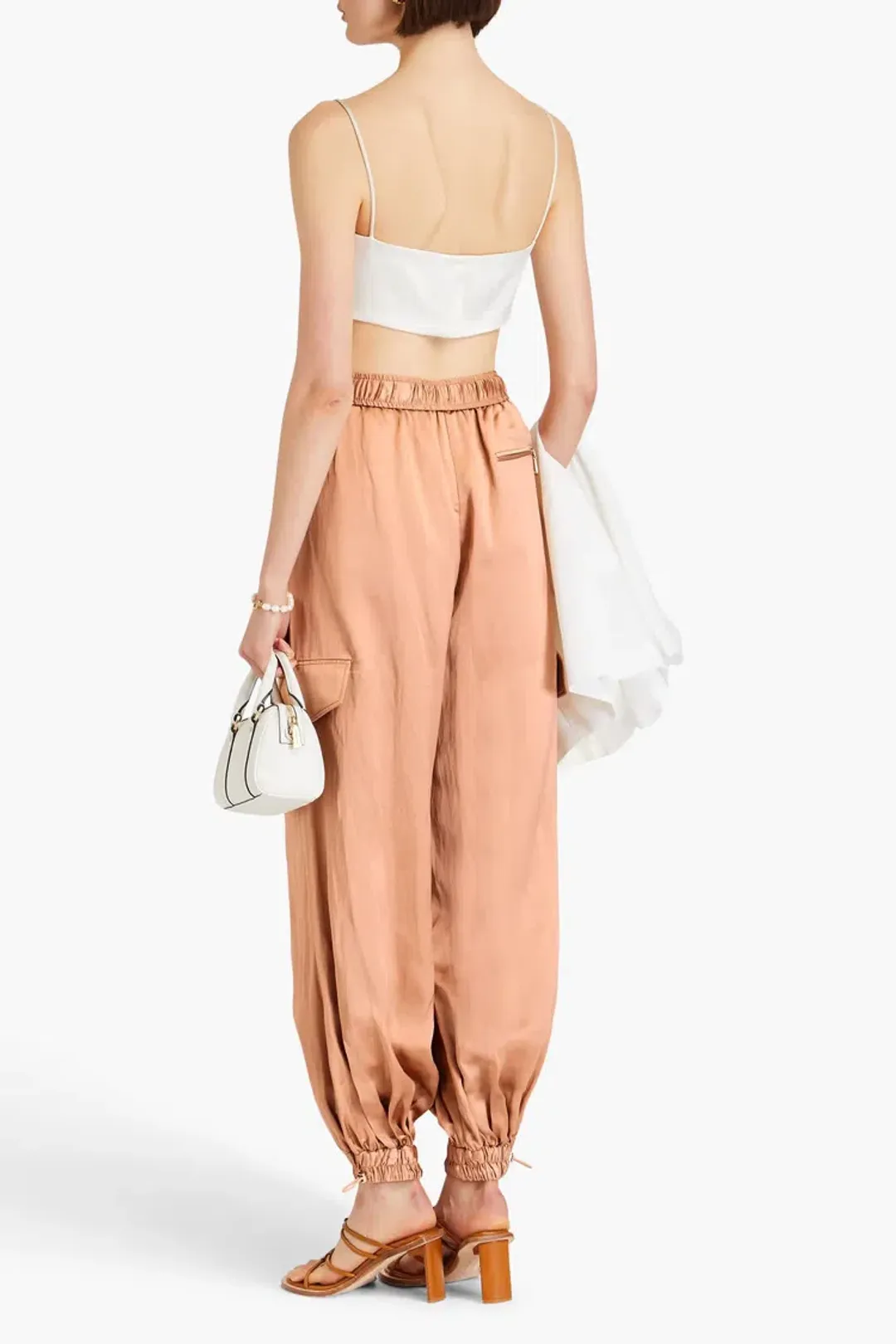 Zimmermann Wonderland Harem Cargo Pant Antique Rose Size 0 / AU 8 for rent on The Volte - main image