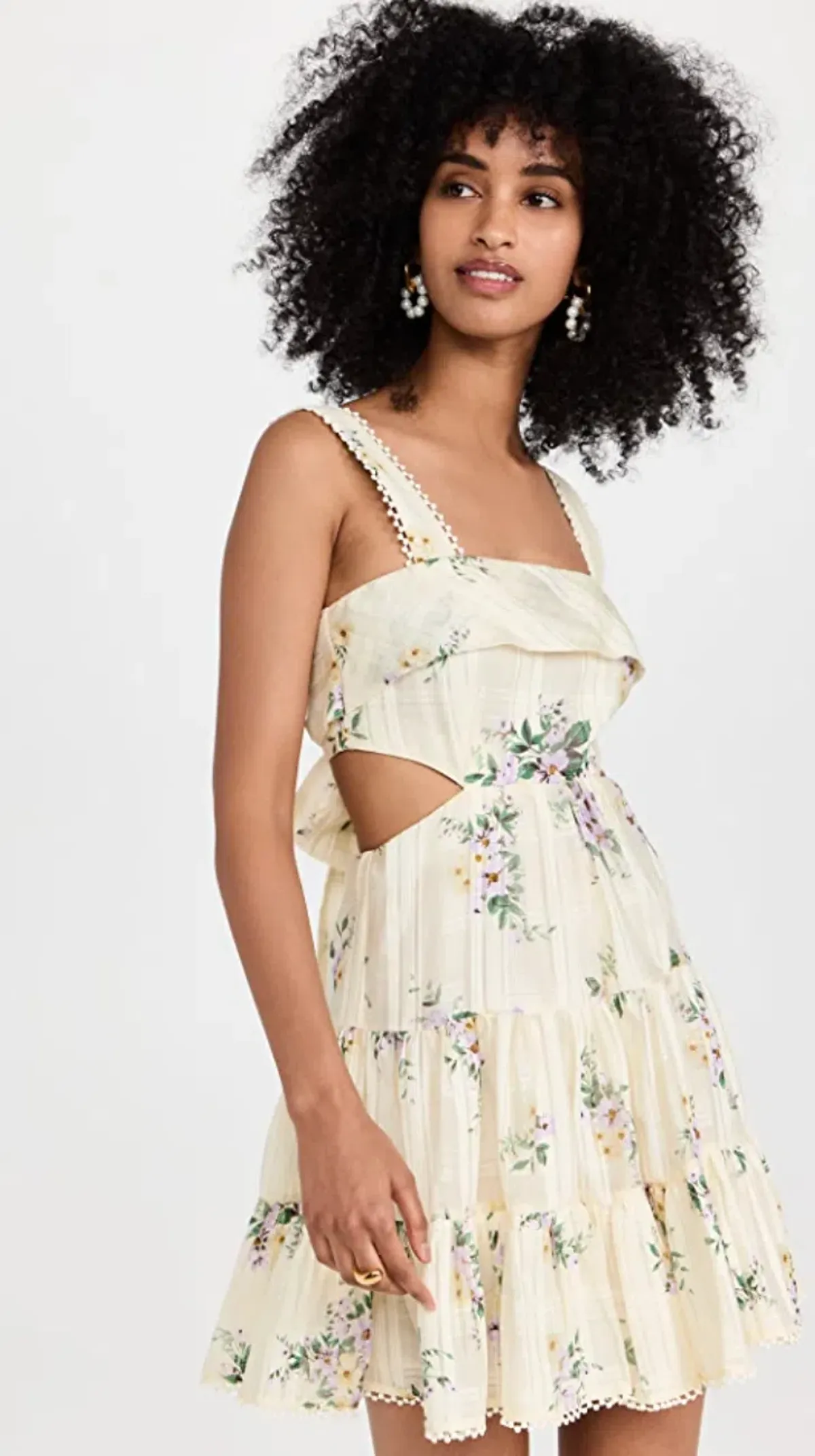 Alemais Margot Mini Sundress Floral Size AU 6 - Image 3