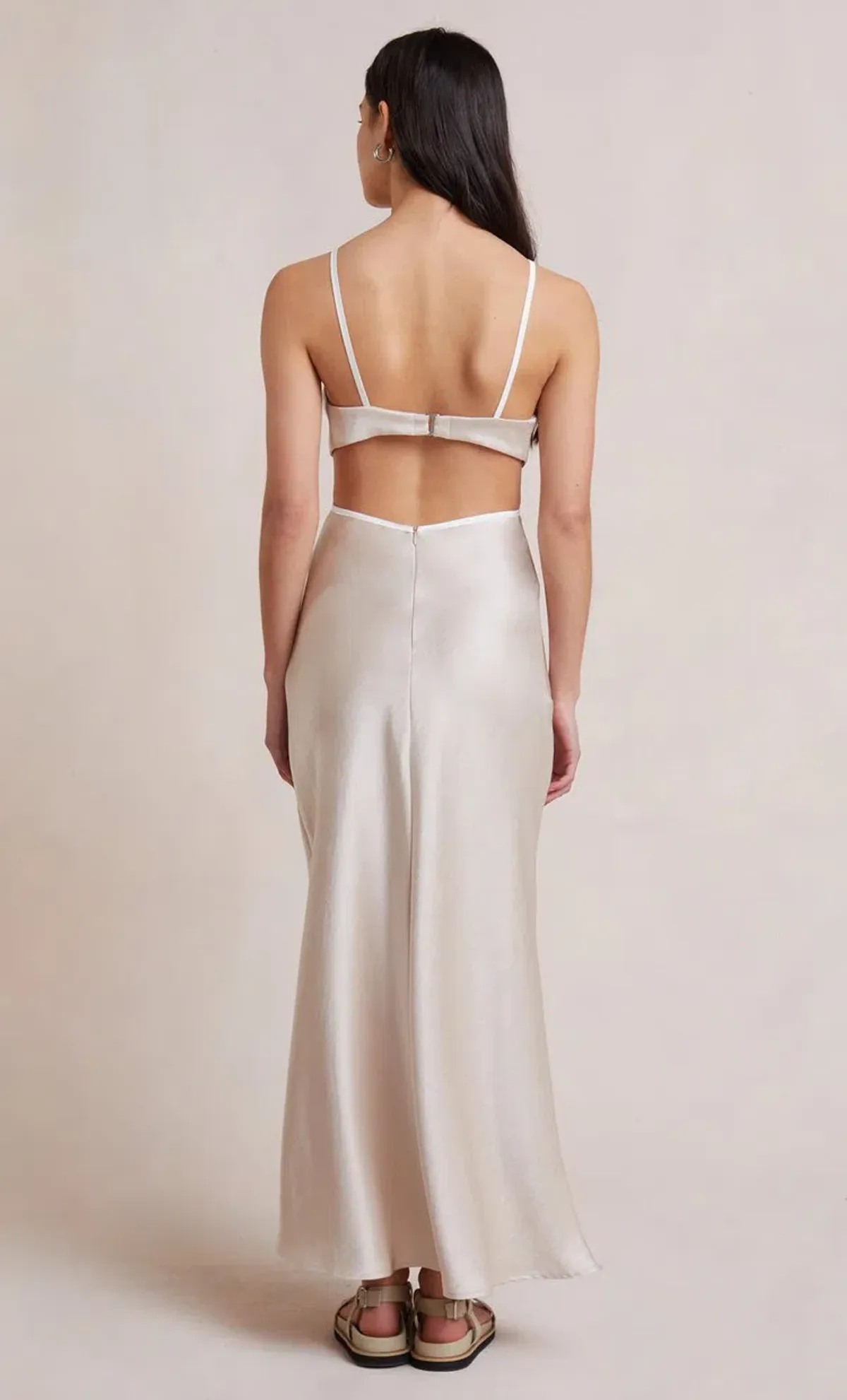 Bec & Bridge Veronique Maxi Dress Sand Size AU 8 - Image 2