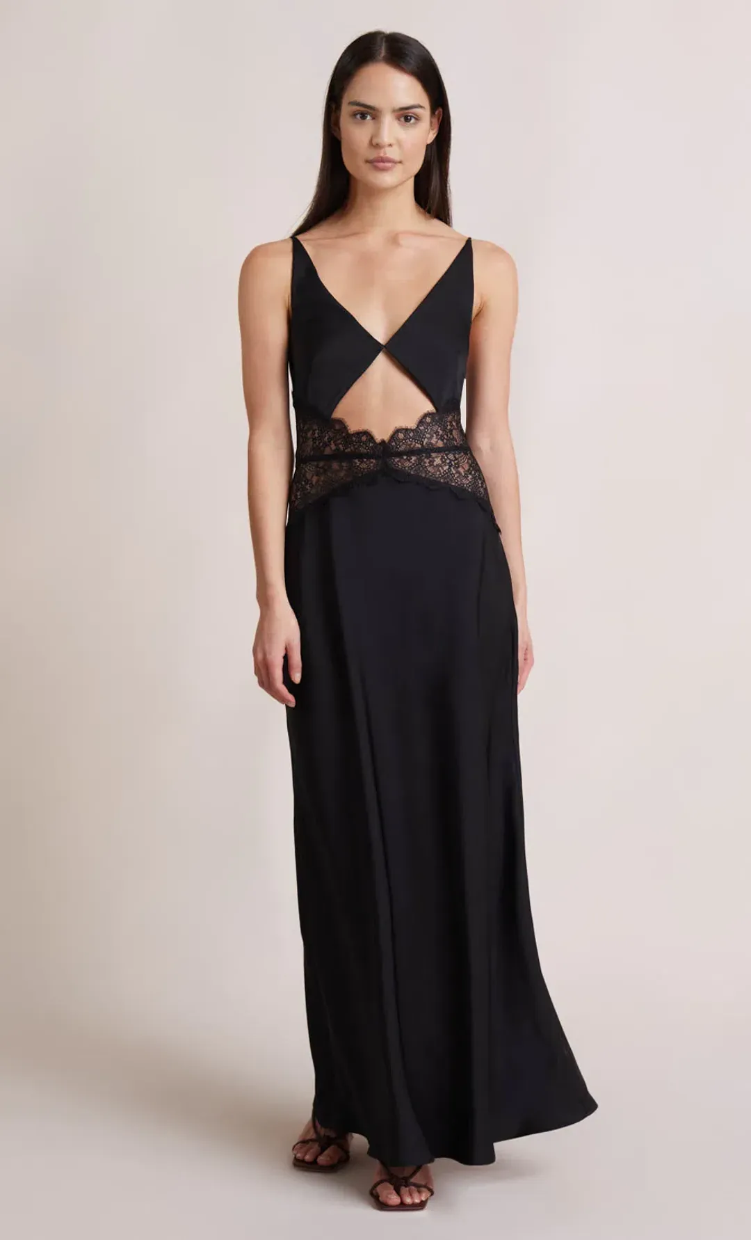 Bec and Bridge Camille Maxi Dress Black Size 10 for rent on The Volte - main image